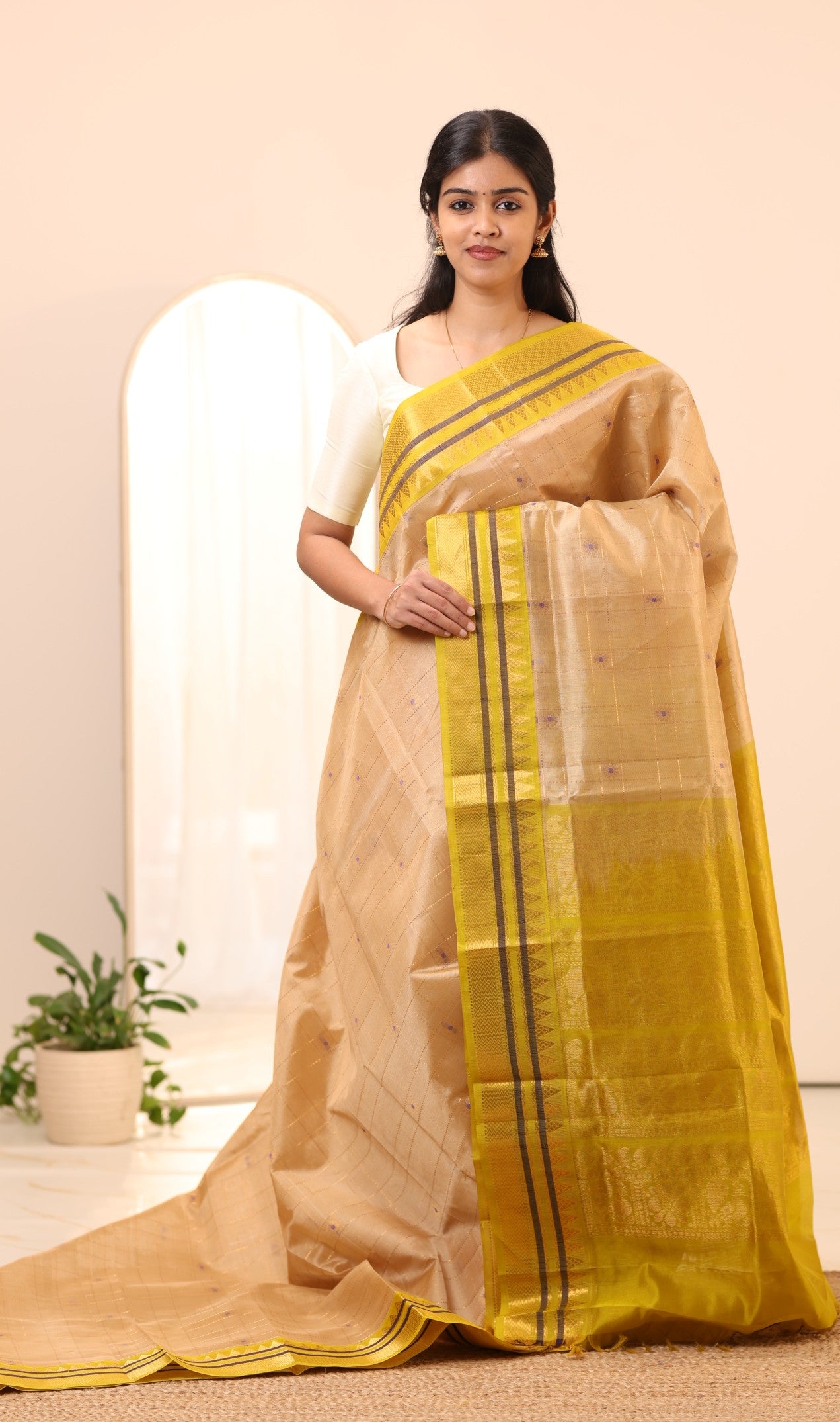 Kanchi Silk Cotton Saree A90