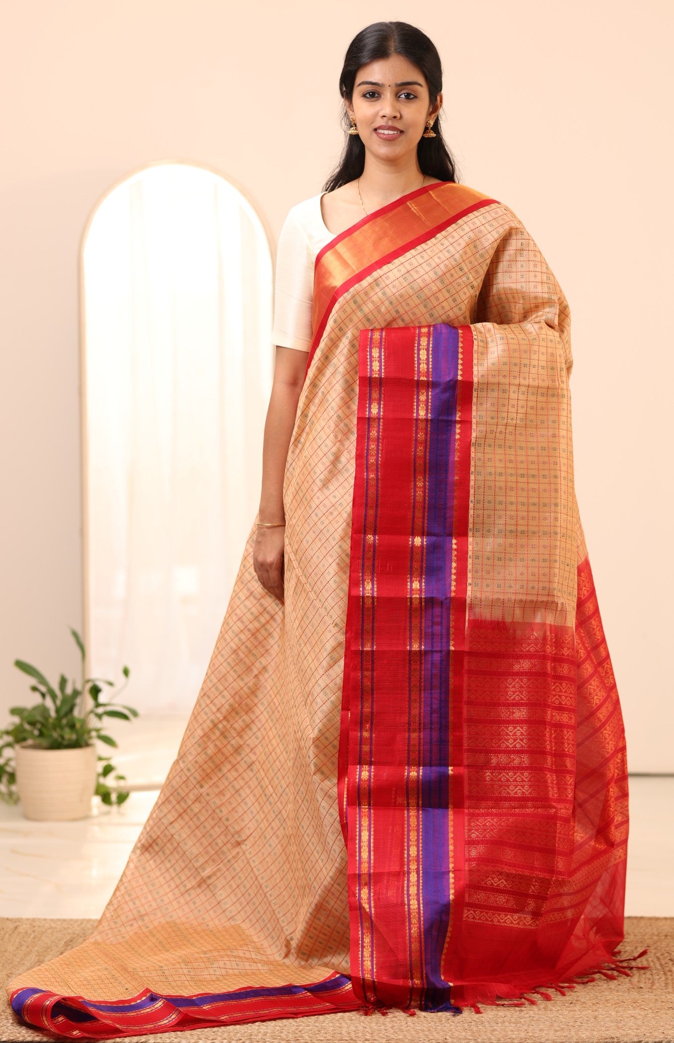 Kanchi Silk Cotton Saree A92