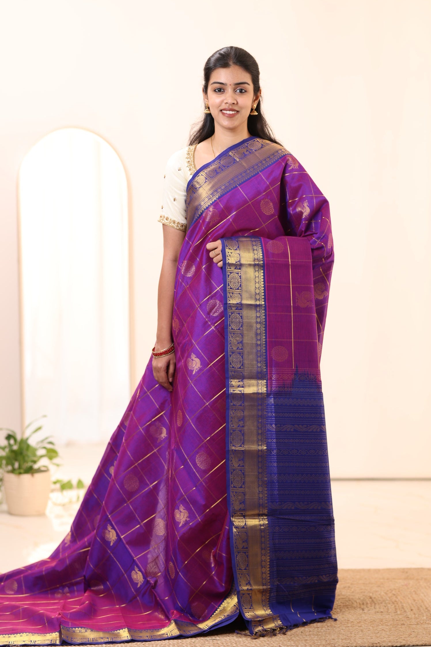 Kanchi Silk Cotton Saree A97