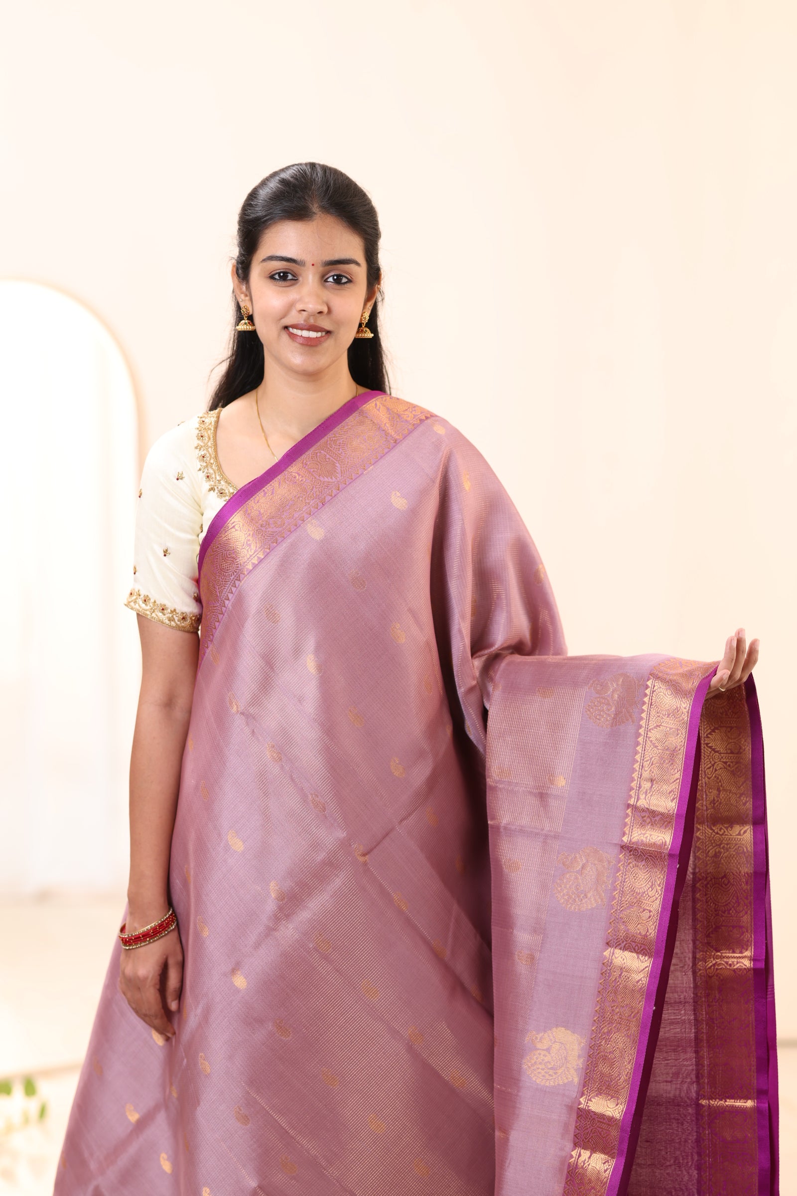 Kanchi Silk Cotton Saree A100