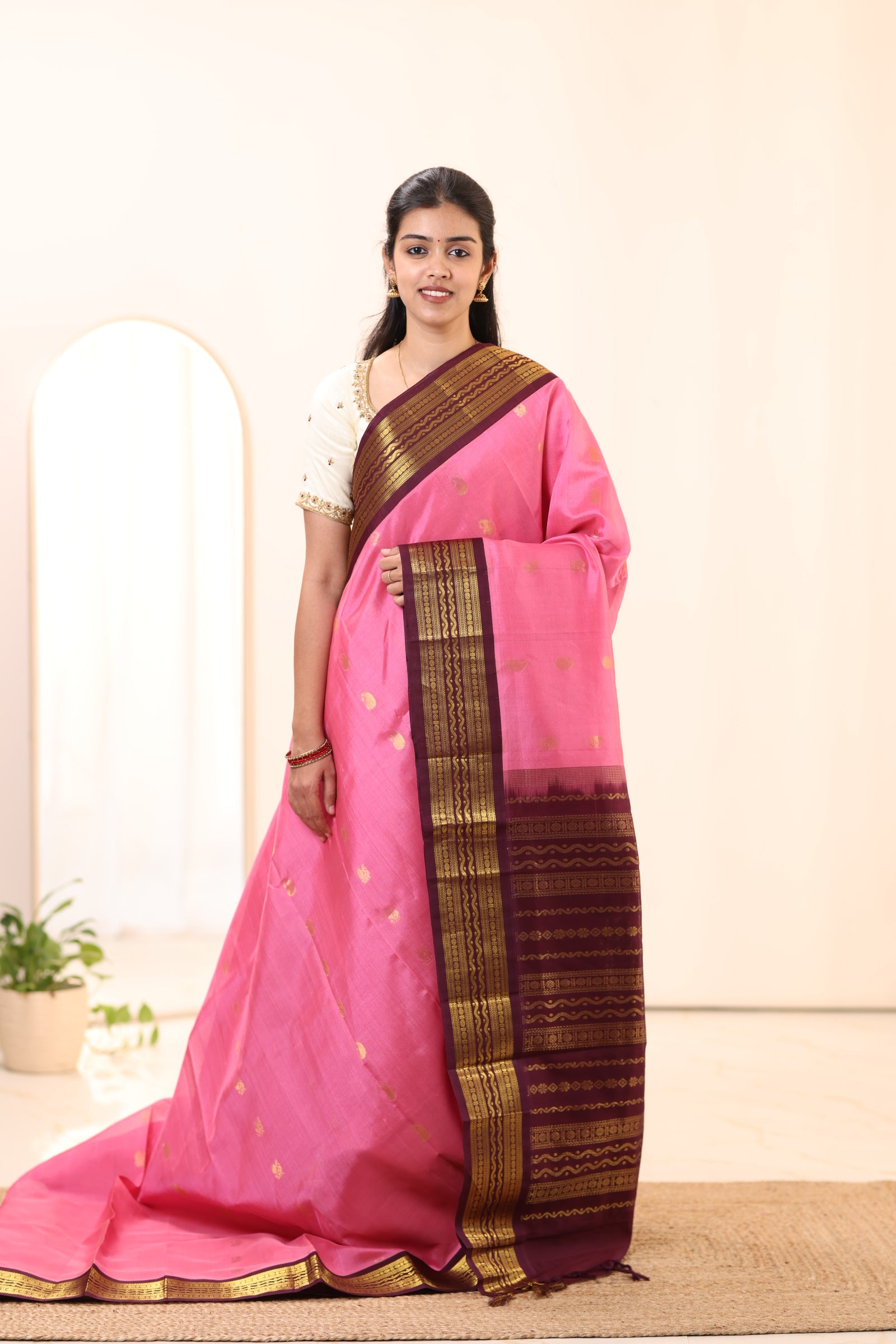 Kanchi Silk Cotton Saree A99