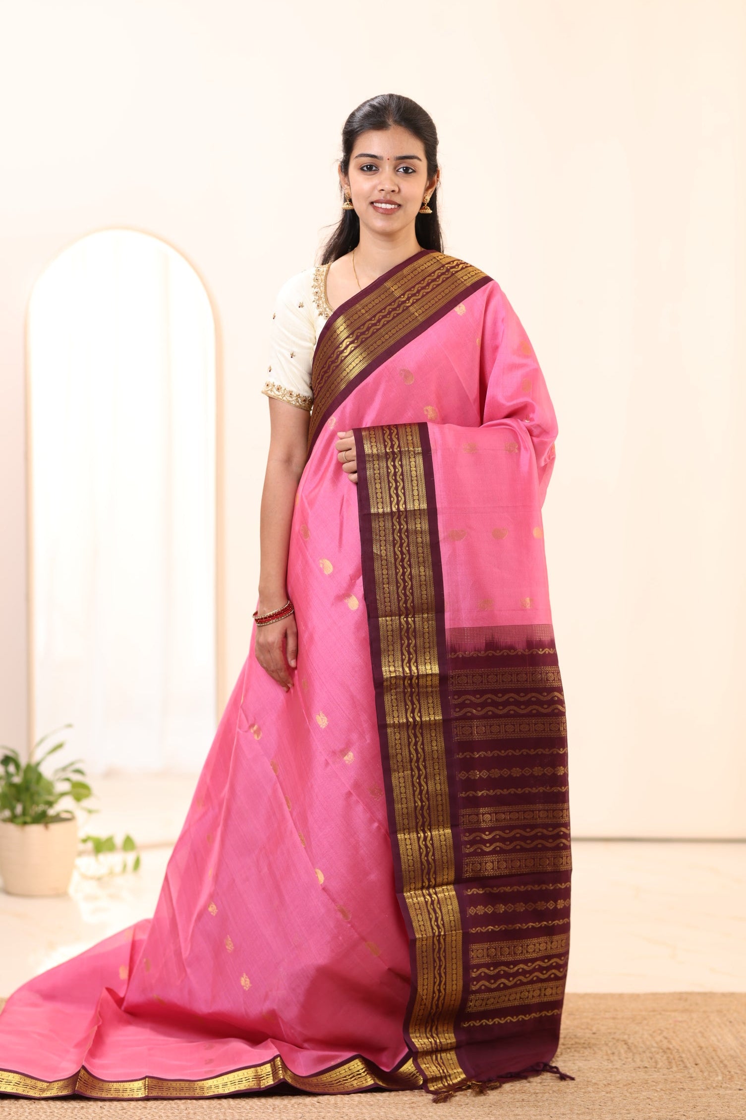 Kanchi Silk Cotton Saree A99