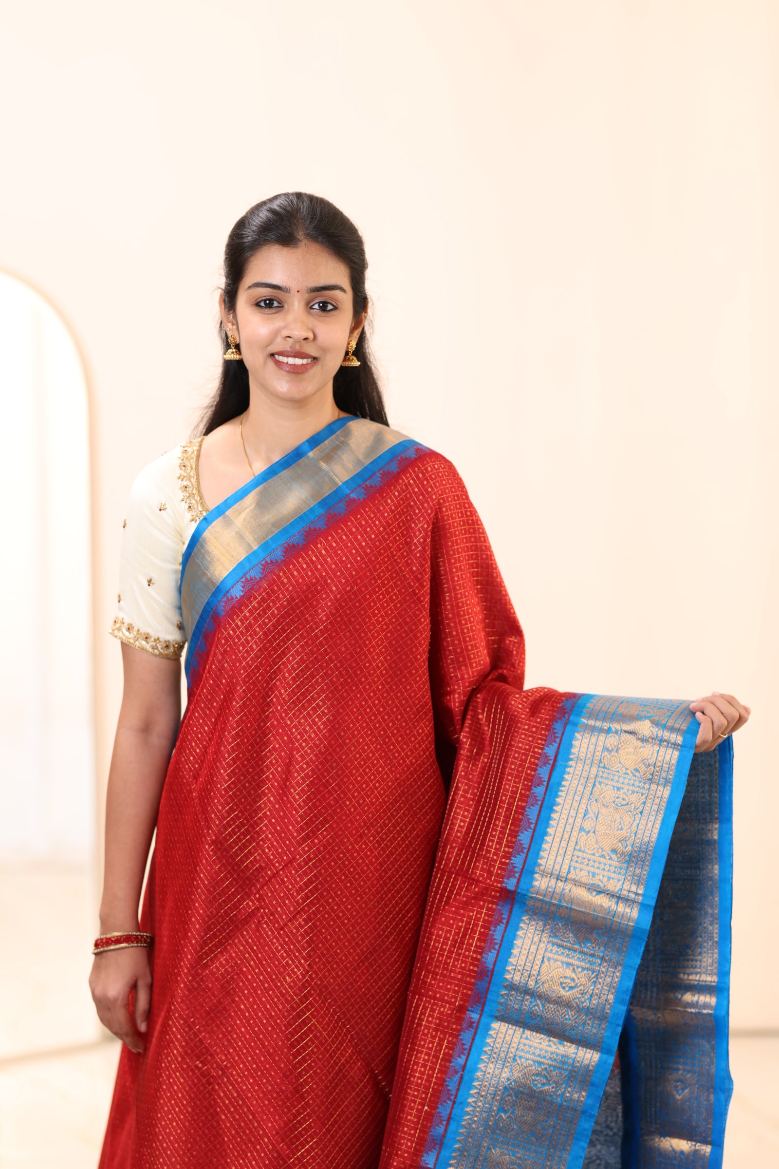 Kanchi Silk Cotton Saree A109