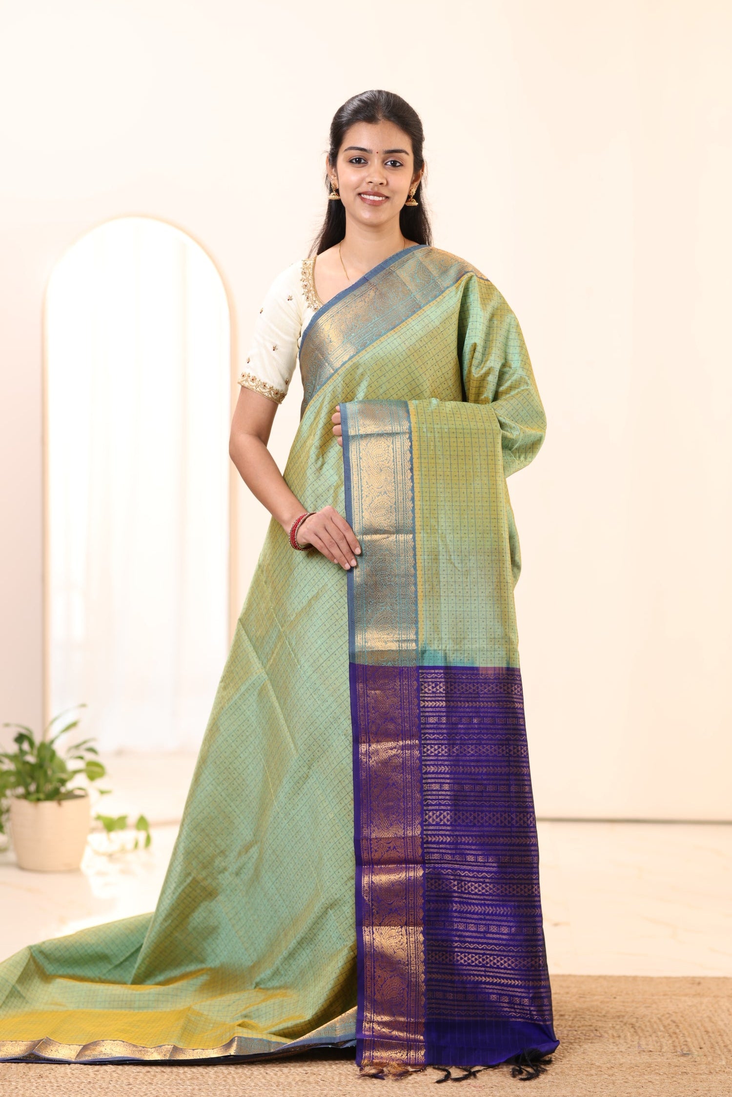 Kanchi Silk Cotton Saree A110