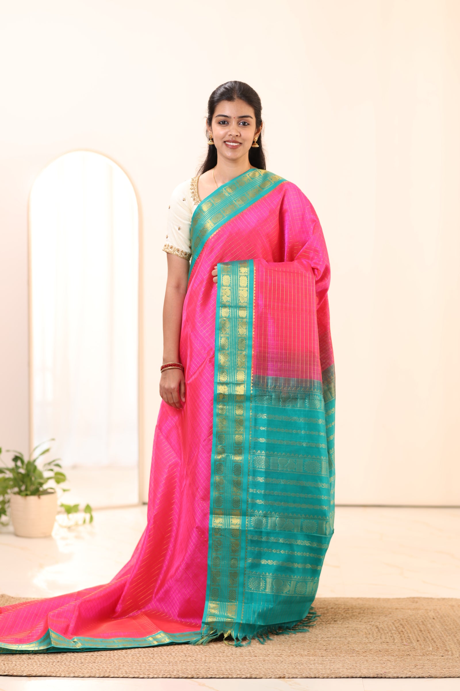 Kanchi Silk Cotton Saree A111