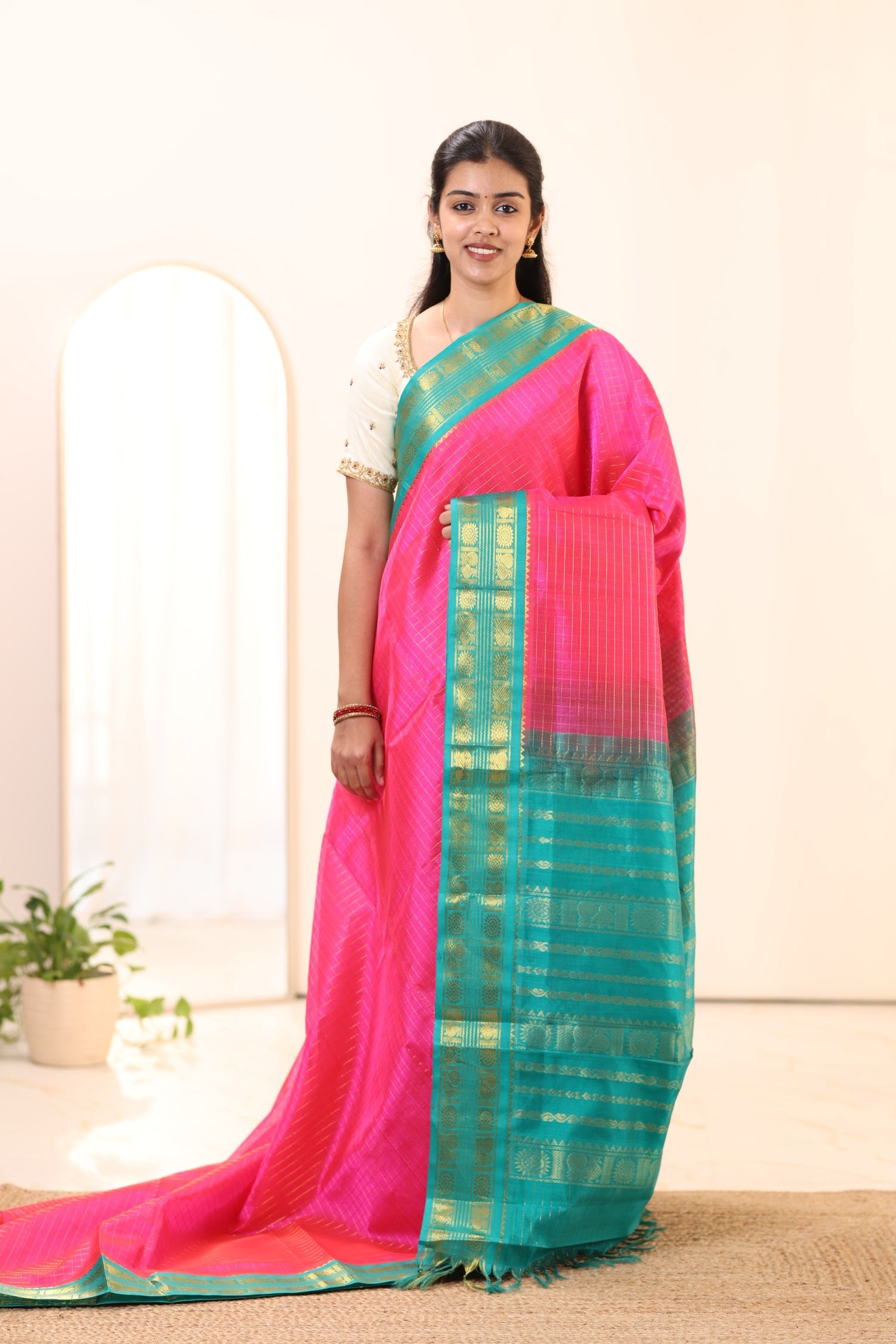 Kanchi Silk Cotton Saree A111