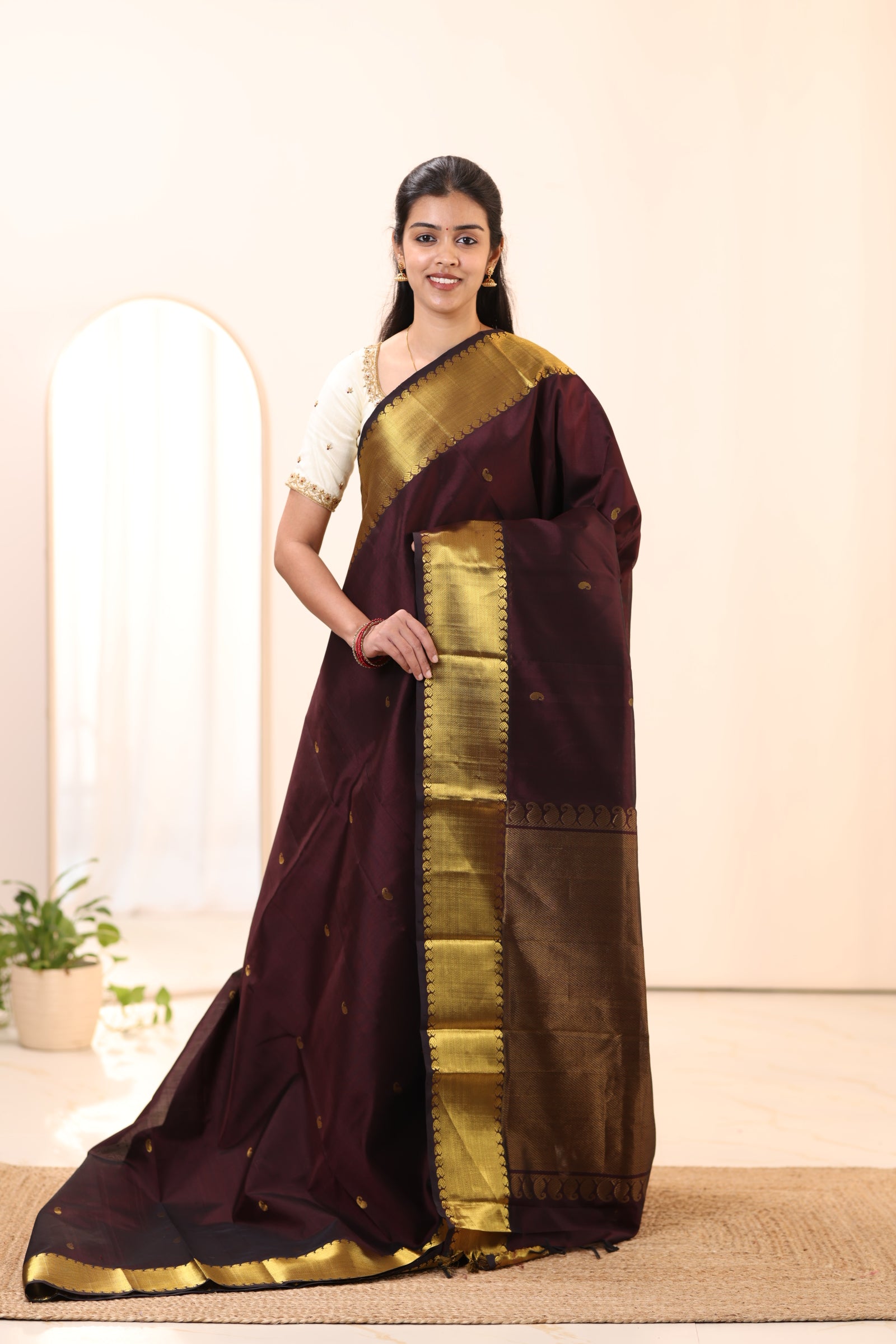 Kanchi Silk Cotton Saree A113