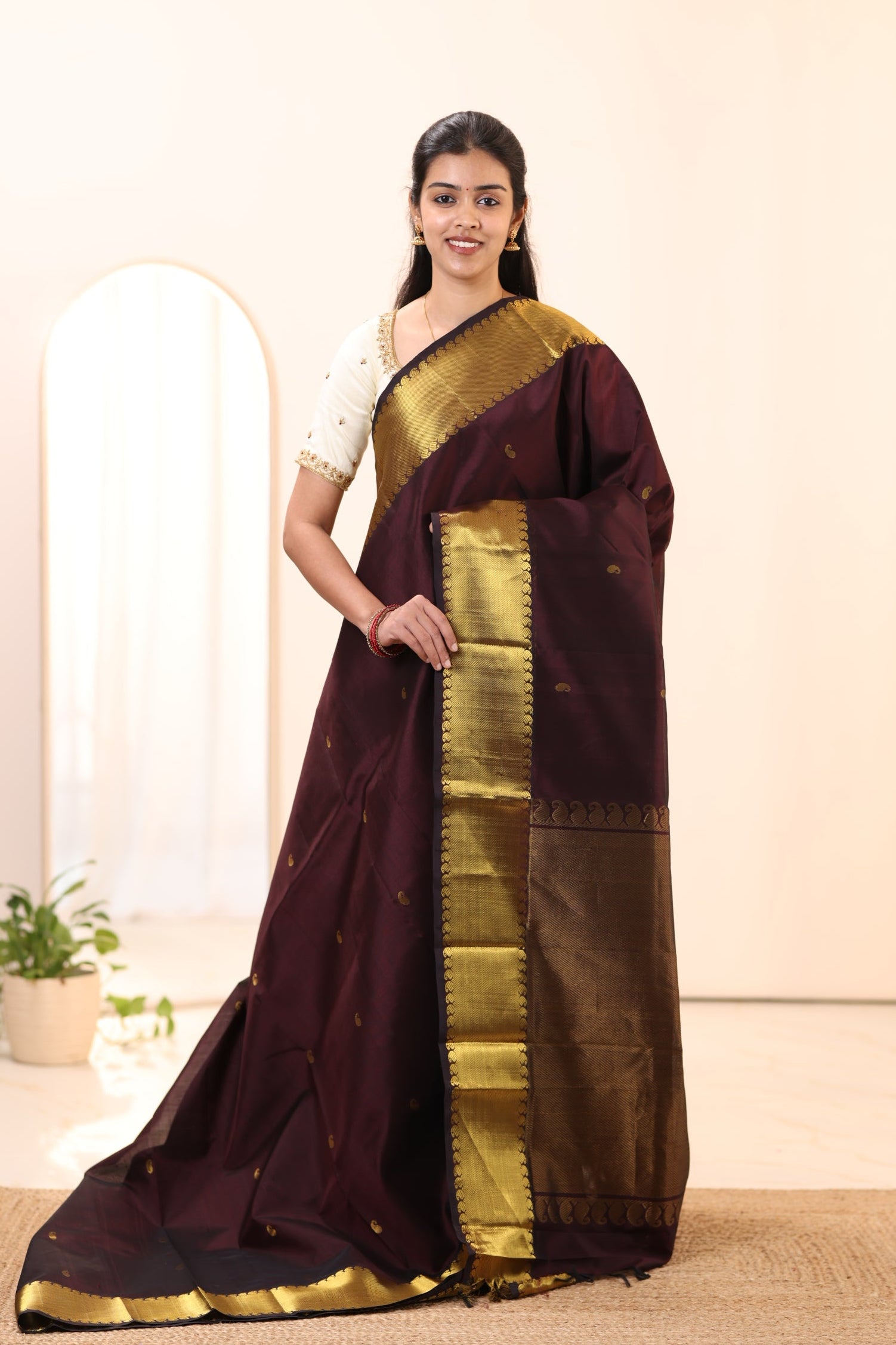 Kanchi Silk Cotton Saree A113