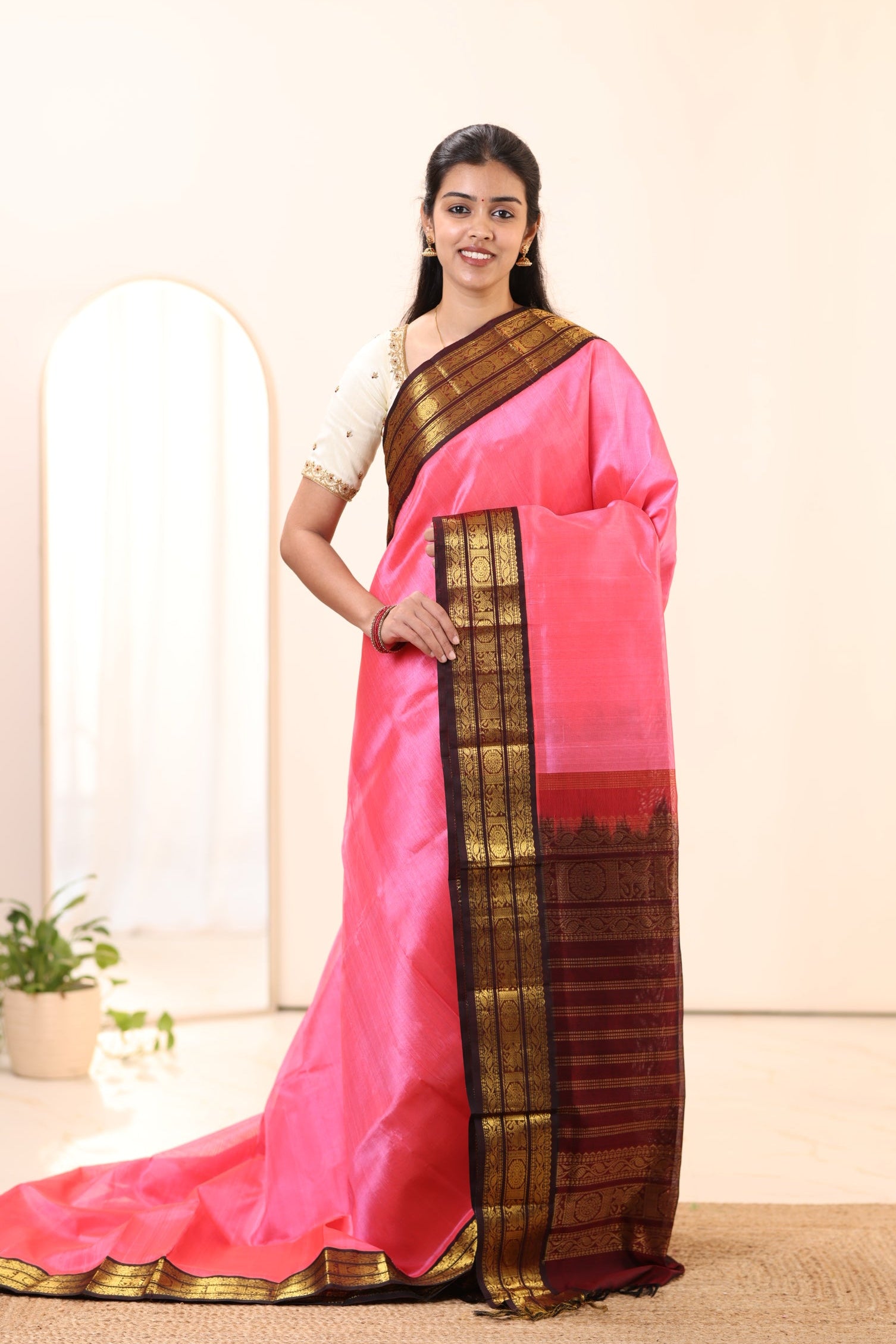 Kanchi Silk Cotton Saree A115