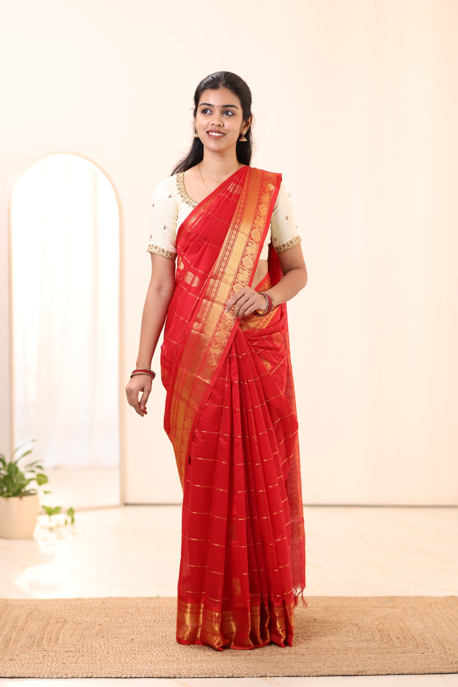 Kanchi Silk Cotton Saree A119