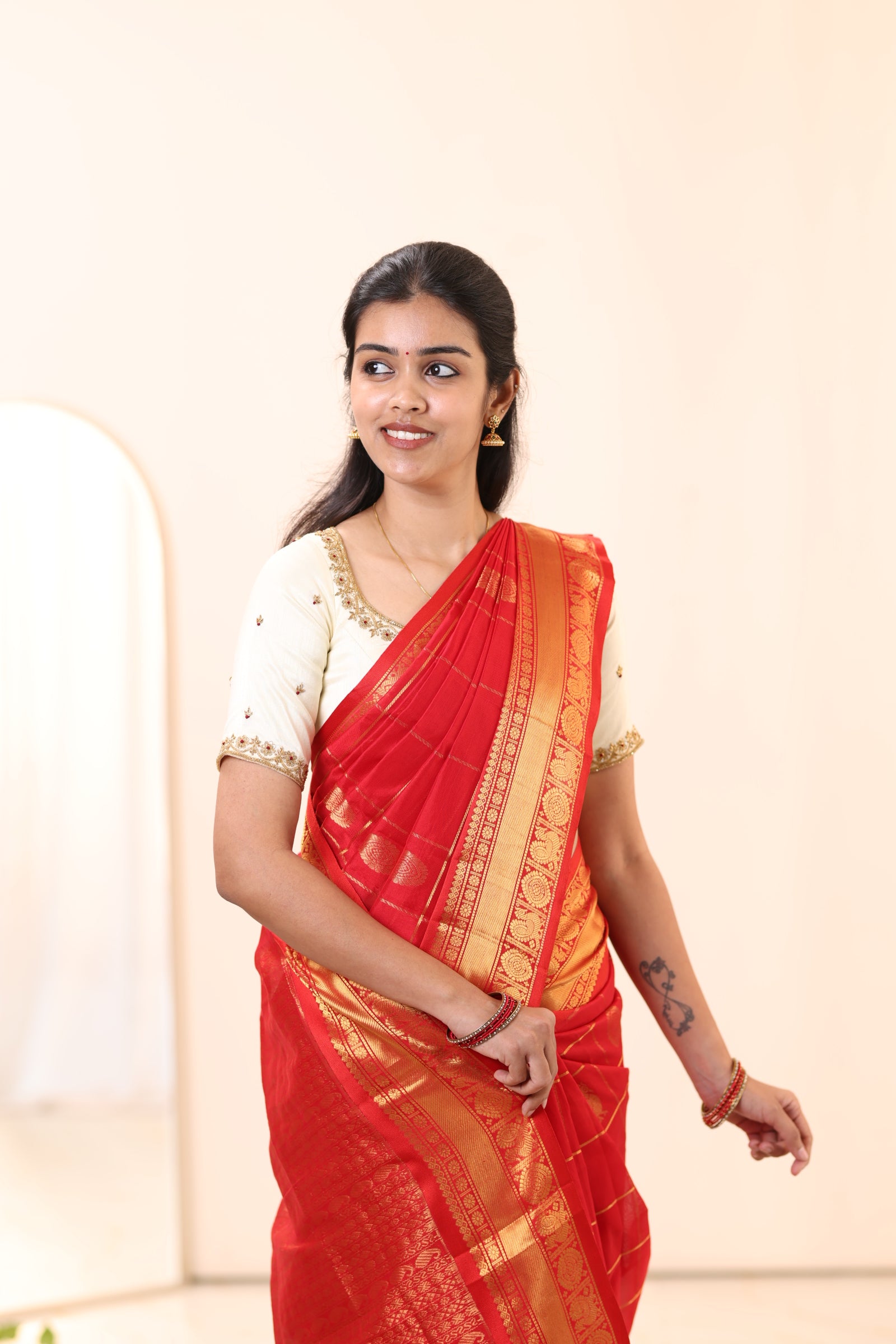 Kanchi Silk Cotton Saree A119