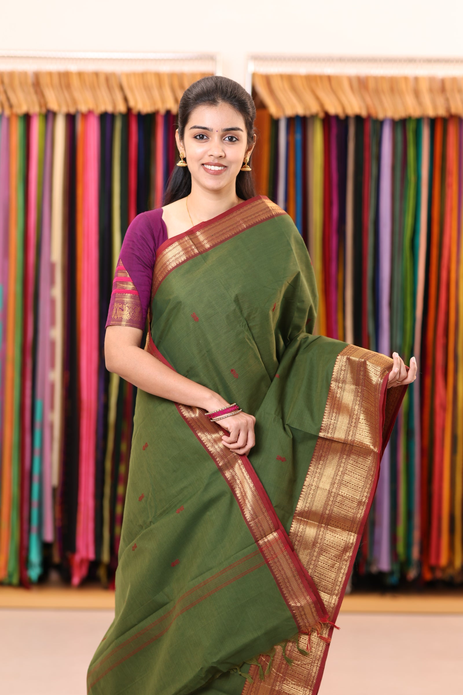 Chettinad Cotton Sarees C55