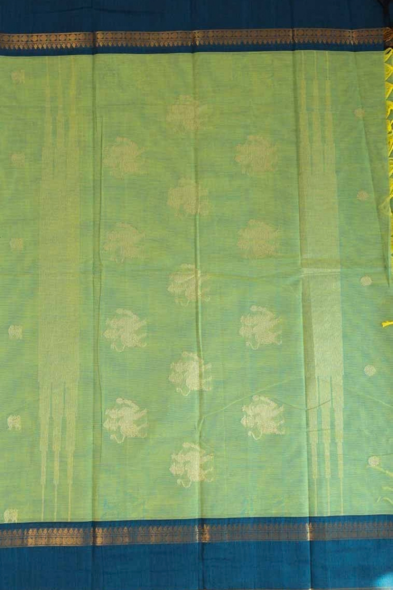 Butta Chettinad Cotton Saree CW480