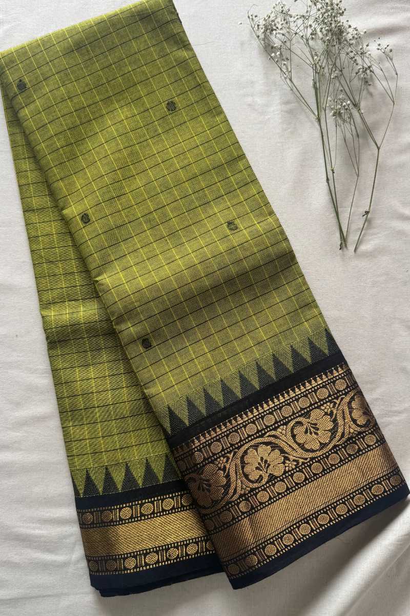 Kattam Chettinad Cotton Saree CW262