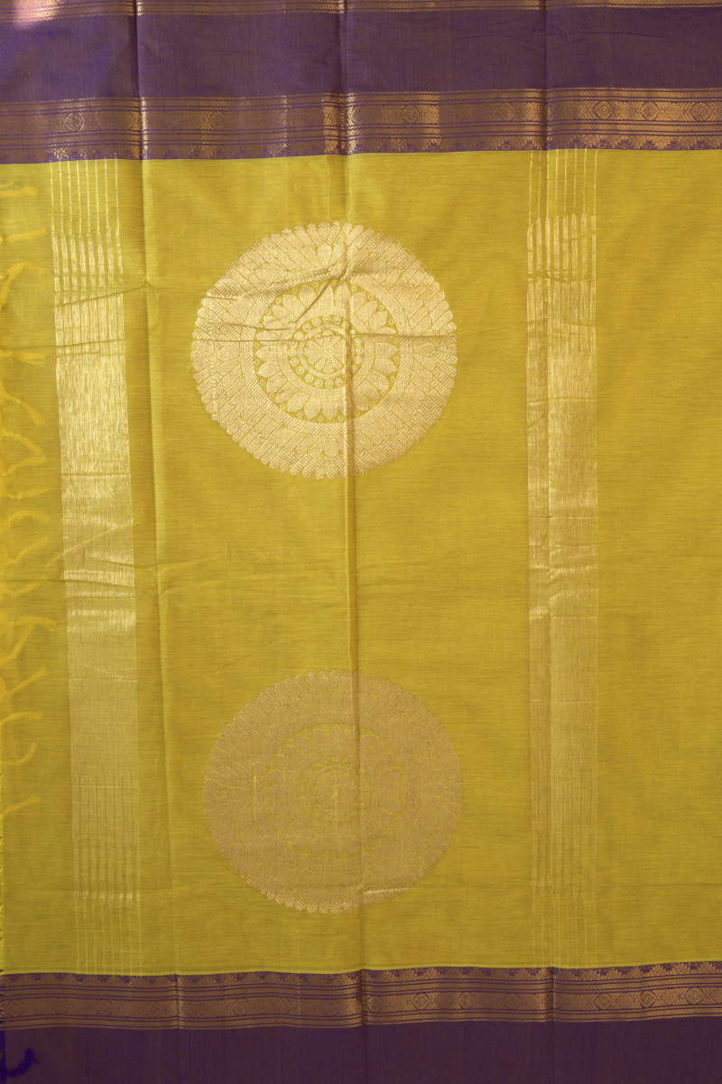 Butta Chettinad Cotton Saree CW481