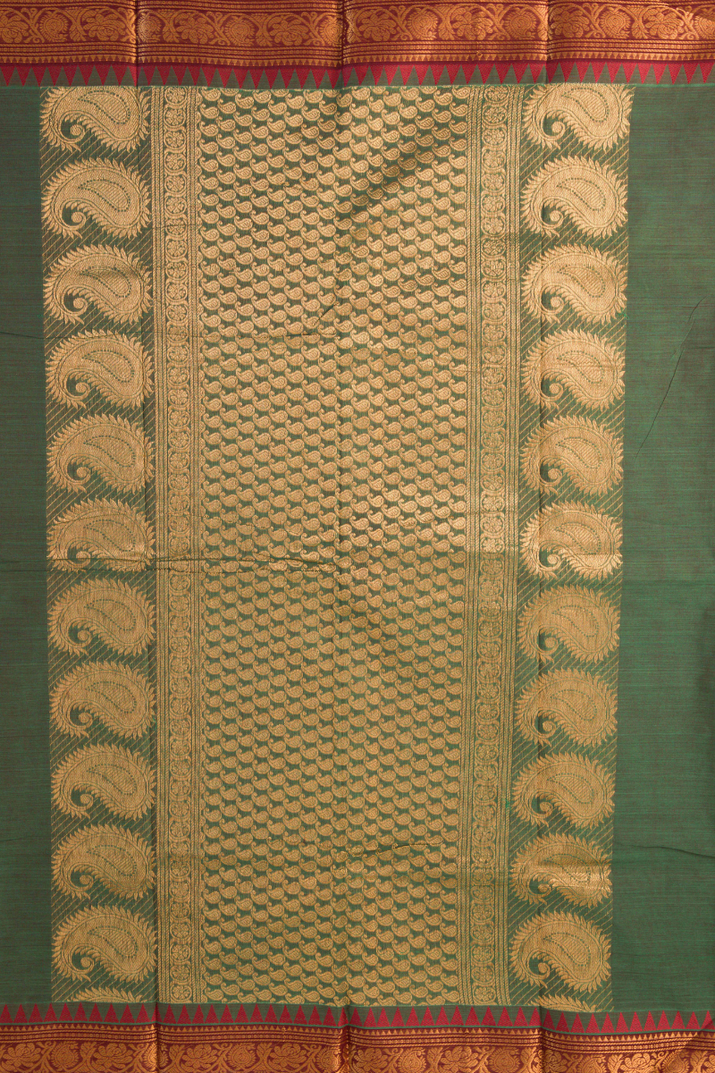 Butta Chettinad Cotton Saree CW333