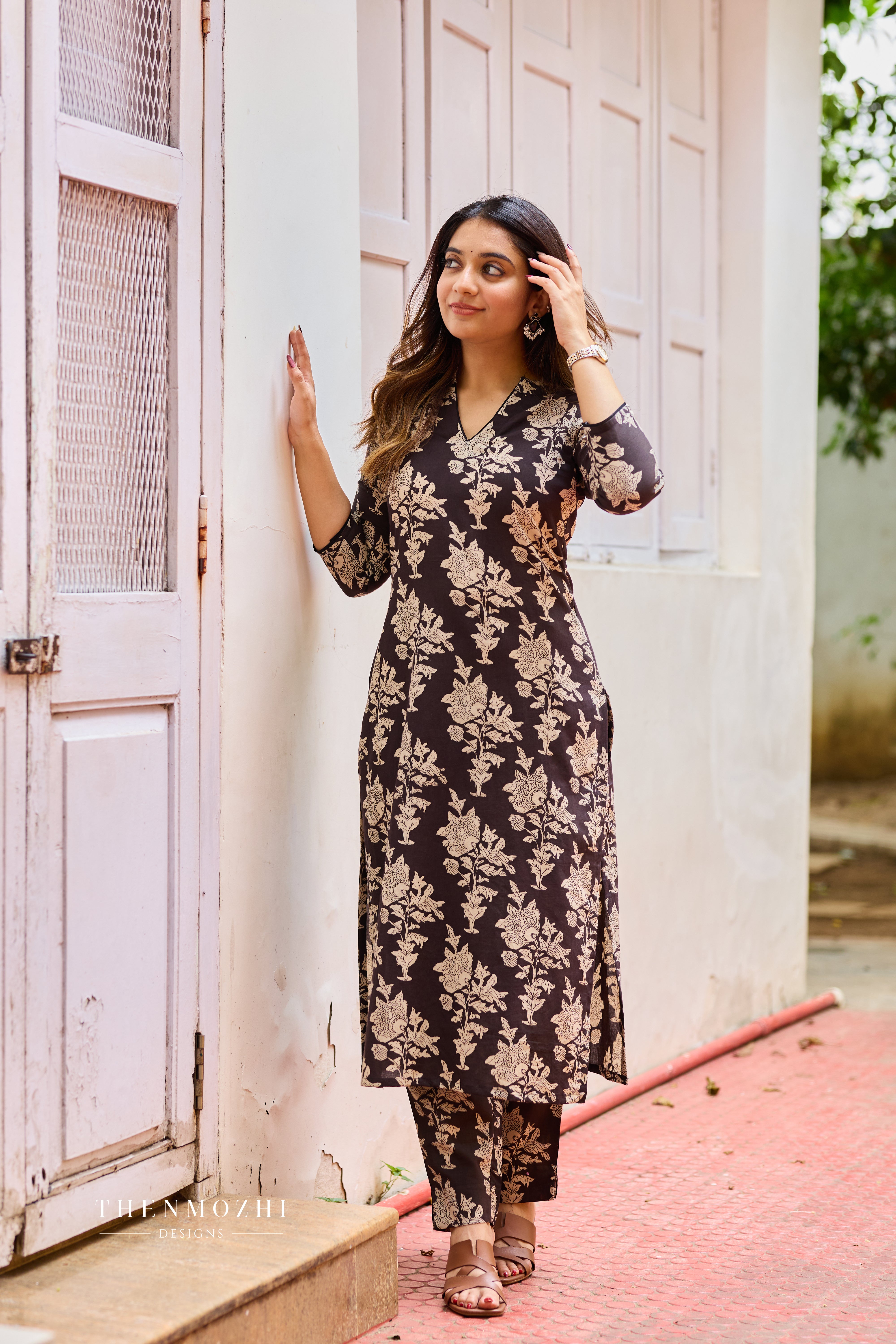 Twilight Blossom Printed Co-ord Set