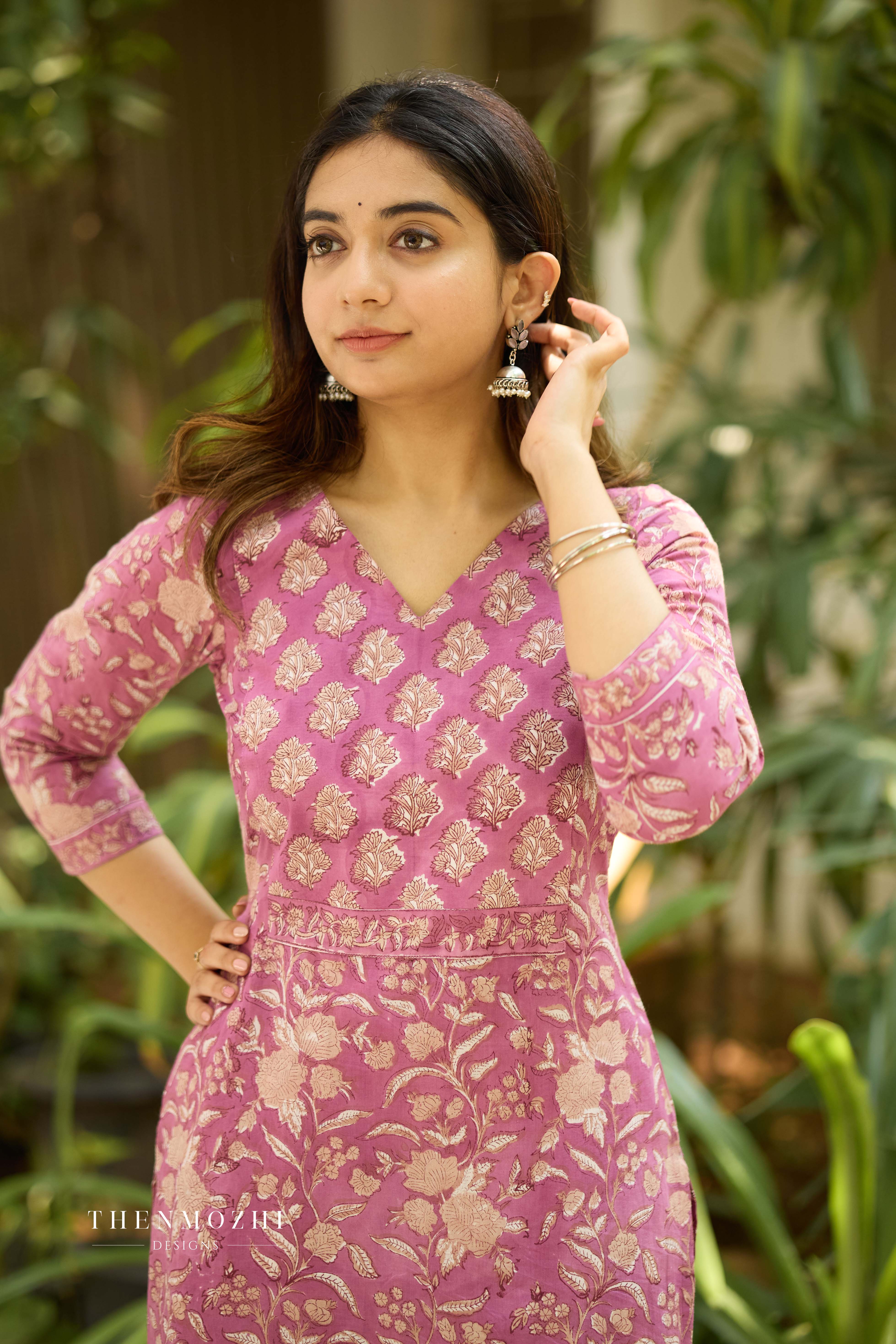 Onion Pink Printed Co-ord Set