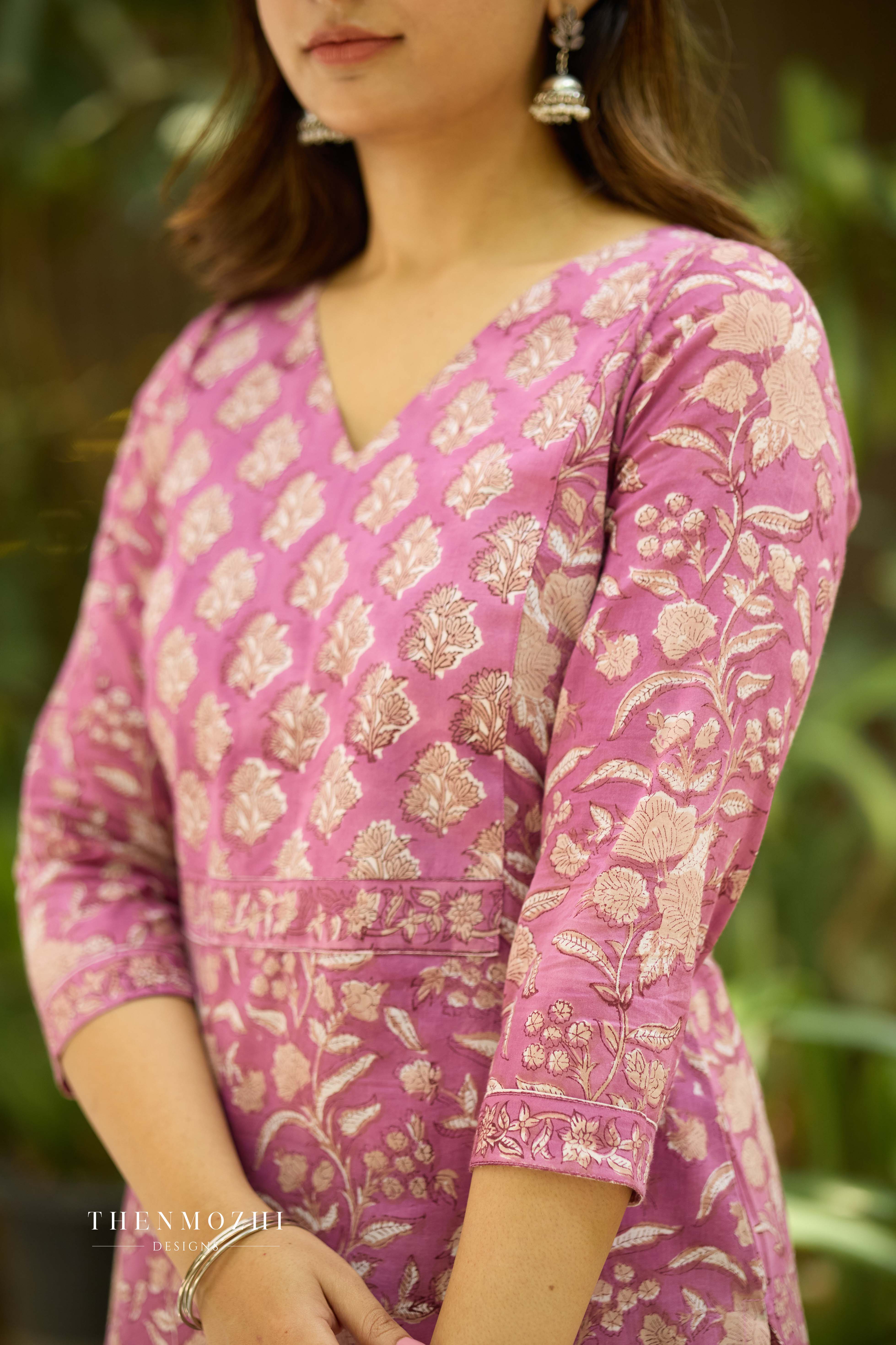 Onion Pink Printed Co-ord Set