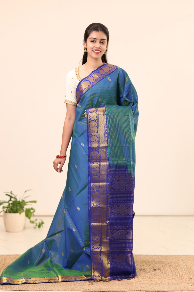 Kanchi Silk Cotton Saree A133