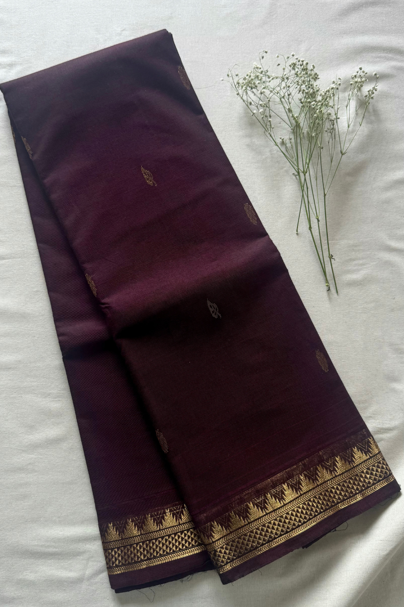 Butta Chettinad Cotton Saree CW268