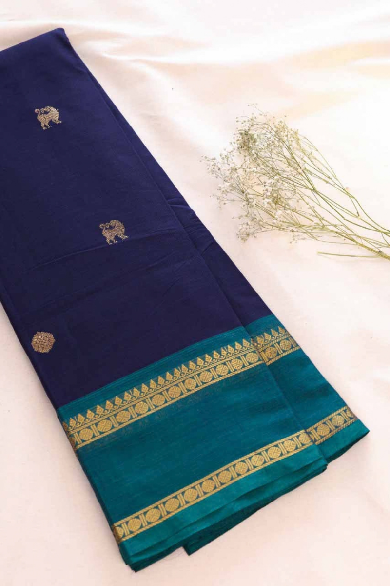 Butta Chettinad Cotton Saree CW484