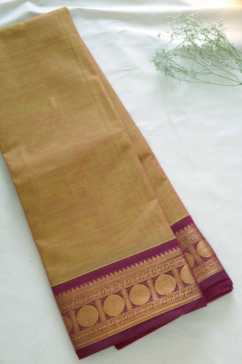 Butta Chettinad Cotton Saree CW336