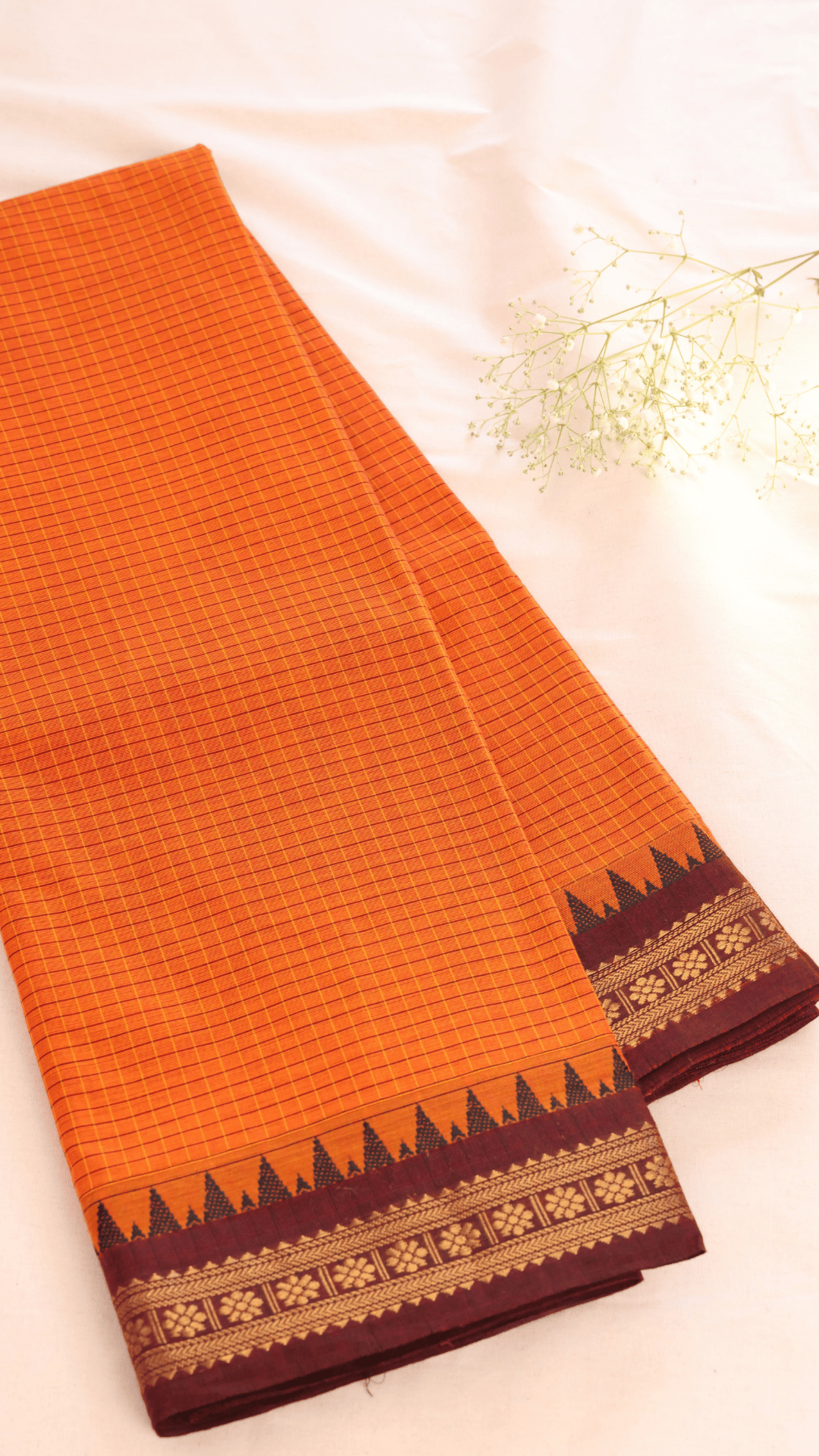 Kattam Chettinad Cotton Saree CW182