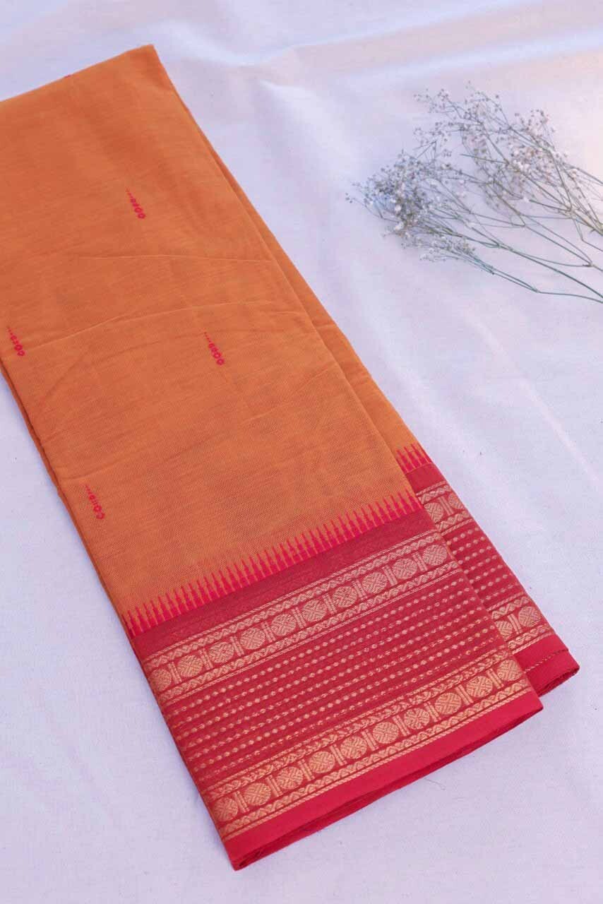 Butta Chettinad Cotton Saree CW352