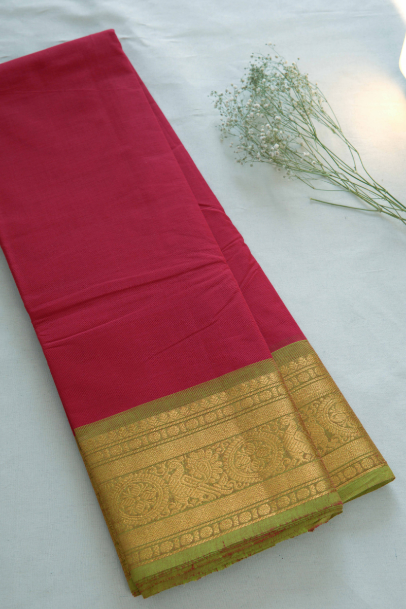 Kanchi Chettinad Cotton Saree CW496