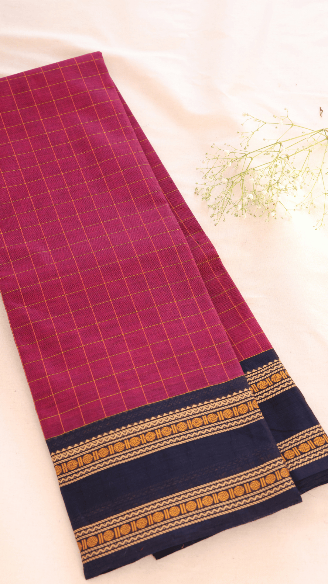Kattam Chettinad Cotton Saree CW172