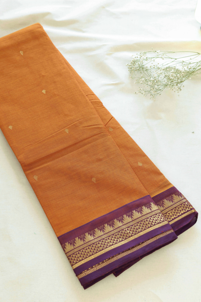 Butta Chettinad Cotton Saree CW317