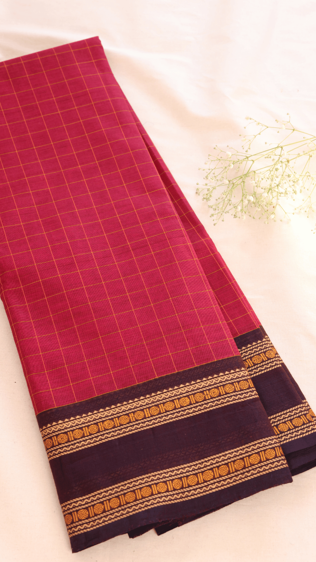Kattam Chettinad Cotton Saree CW170