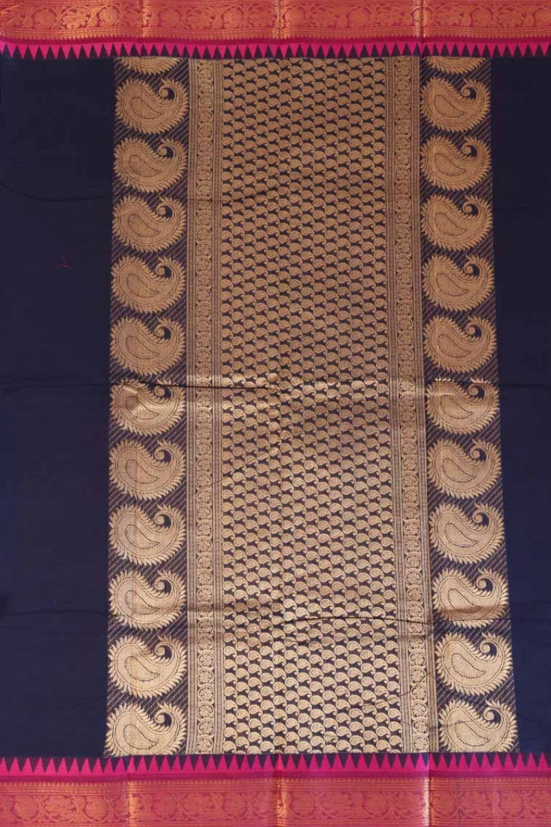 Butta Chettinad Cotton Saree CW348