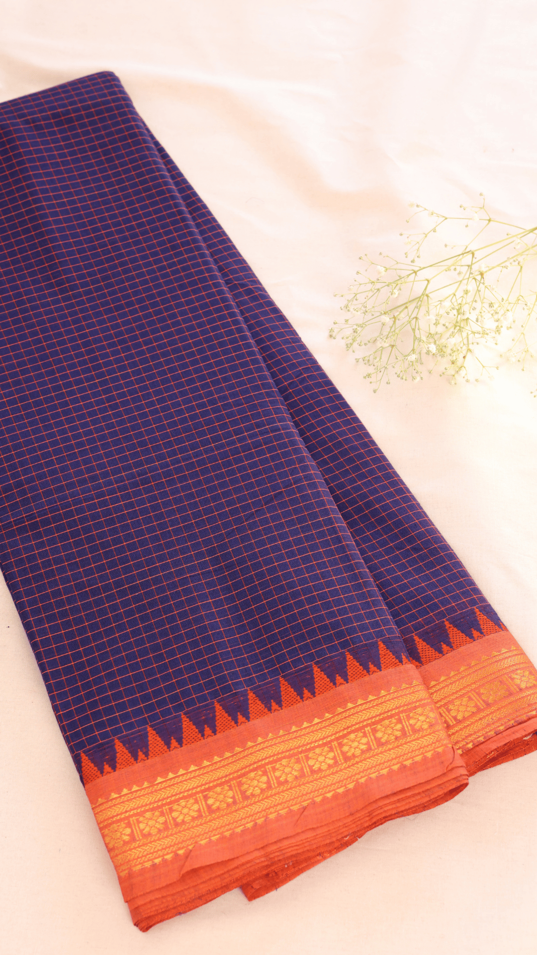 Kattam Chettinad Cotton Saree CW165
