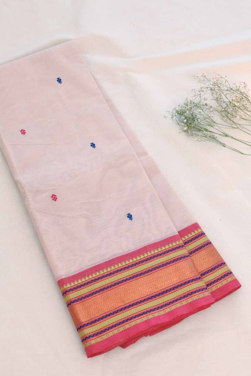 Butta Chettinad Cotton Saree CW353
