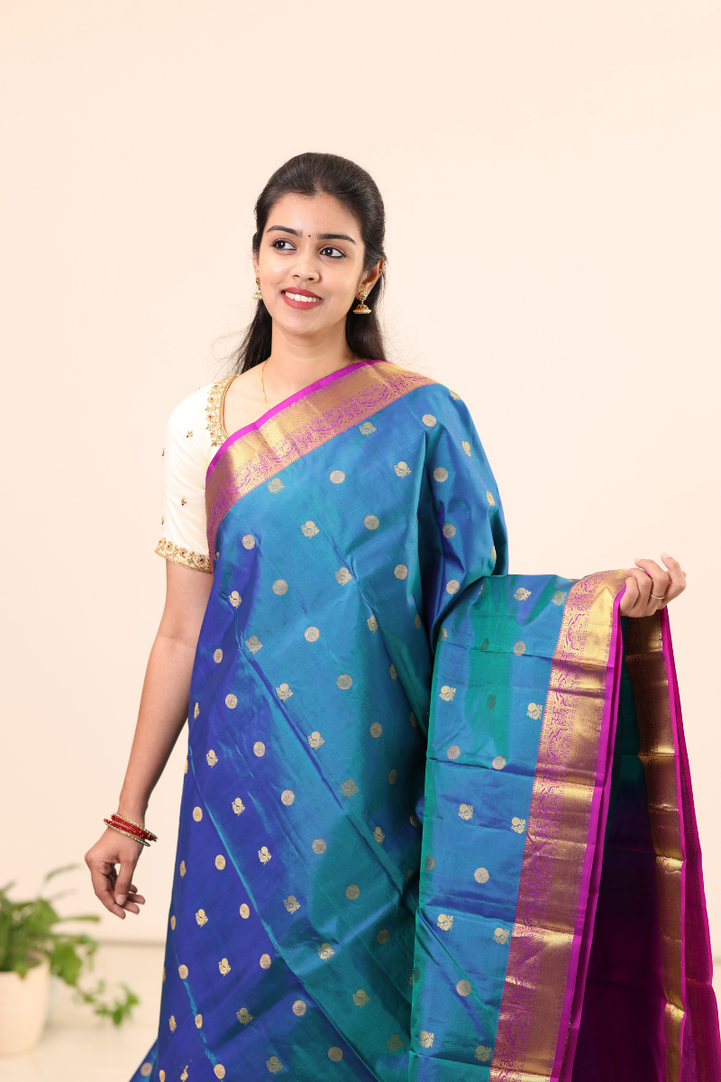 Kanchi Silk Cotton Saree A121