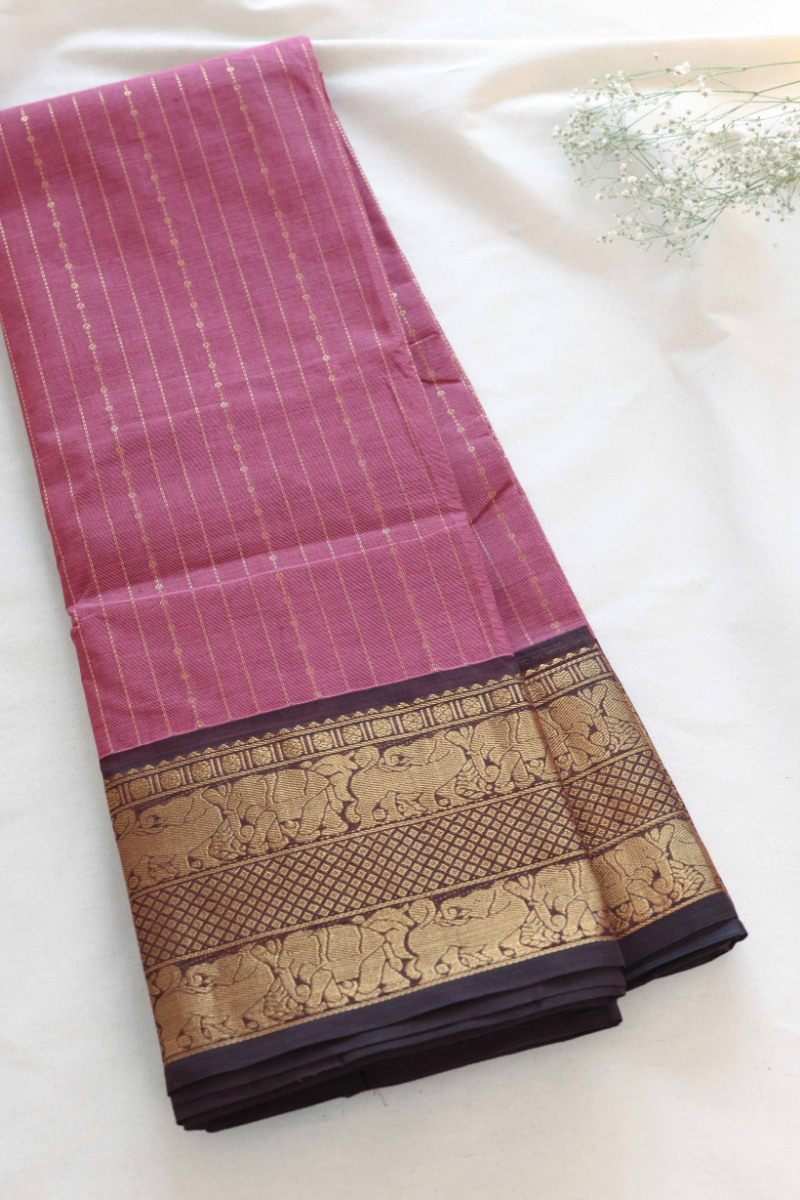 Vairaoosi Chettinad Cotton Saree CW318