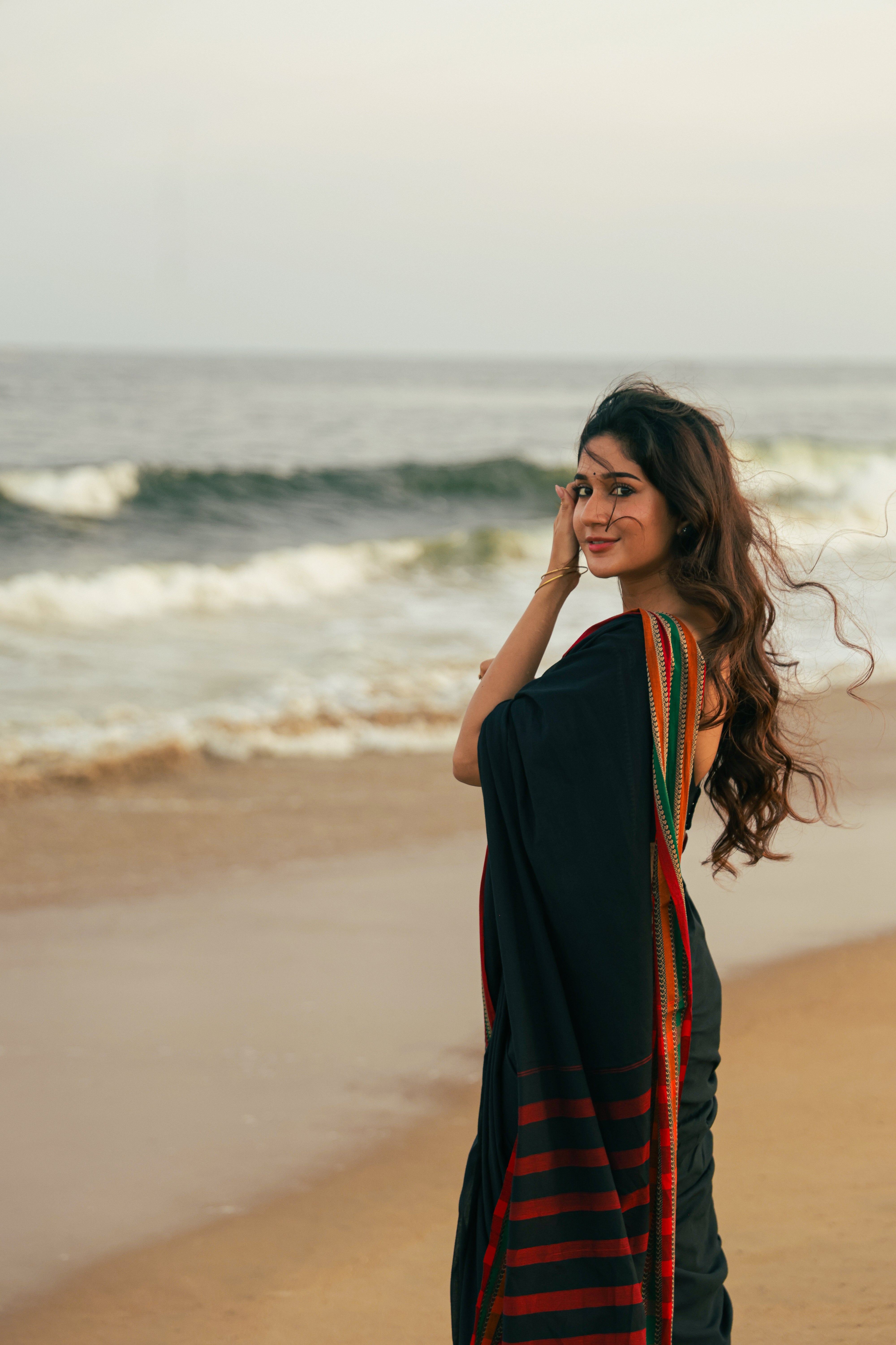 Black Big Border - Narayanpet Big Border Saree