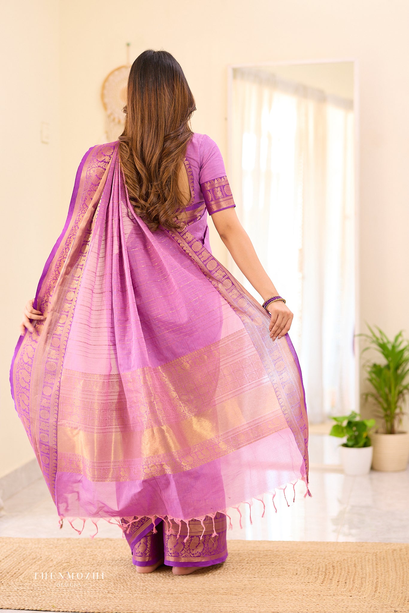 Candy Floss Chettinad Cotton Saree