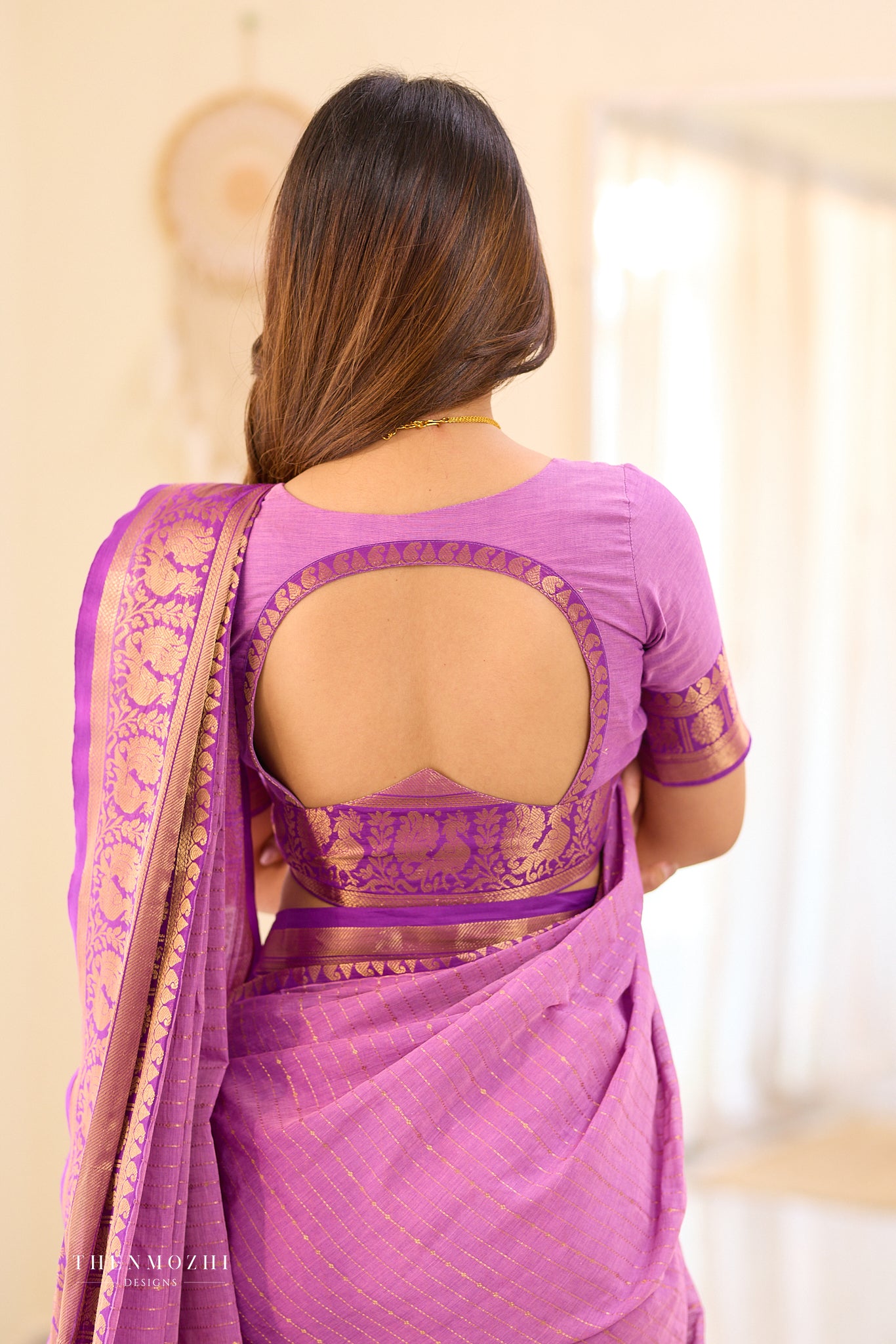 Candy Floss Chettinad Cotton Saree