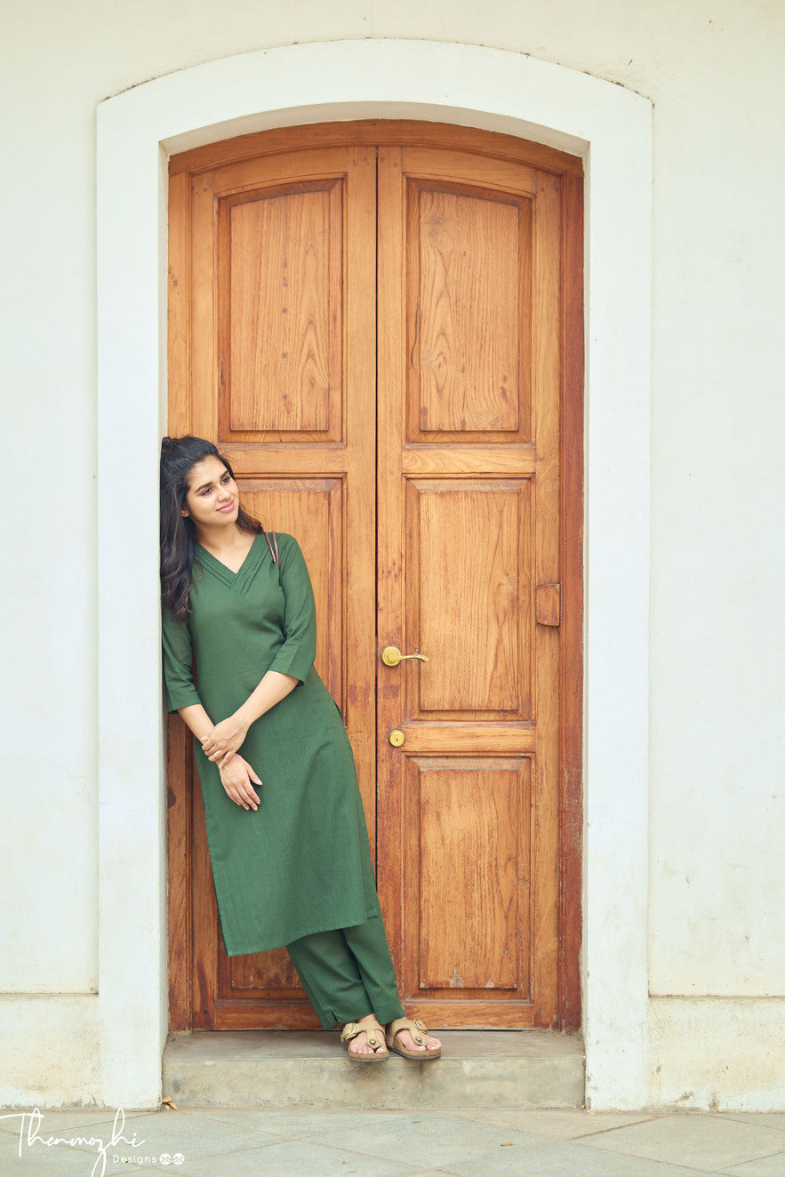 Bottle Green Co-ord Set