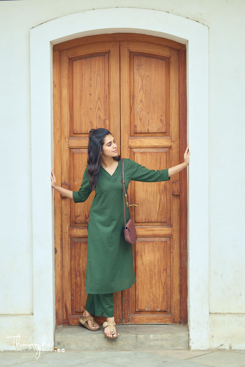 Bottle Green Co-ord Set