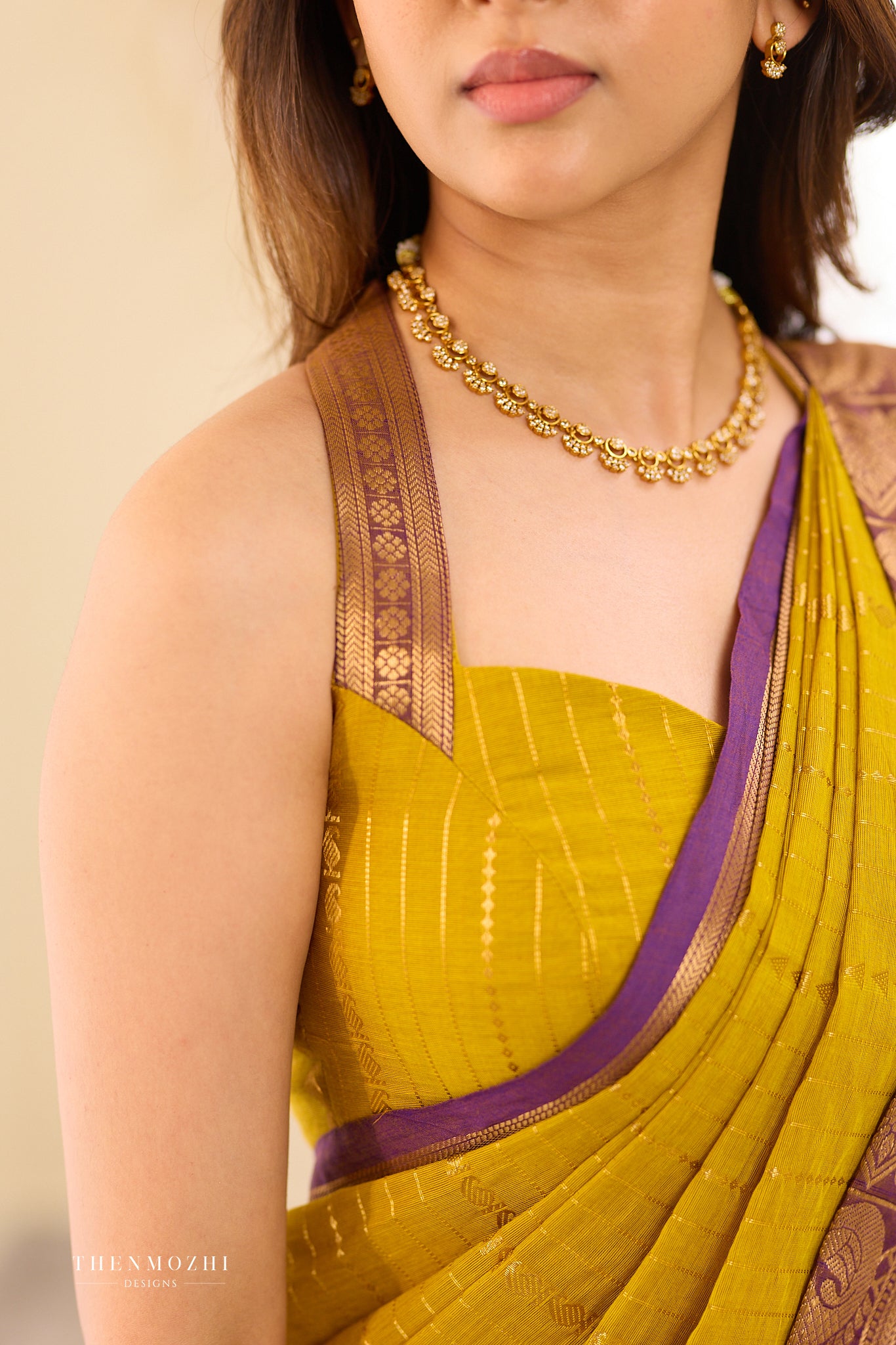 Gold Finch Chettinad Cotton Saree
