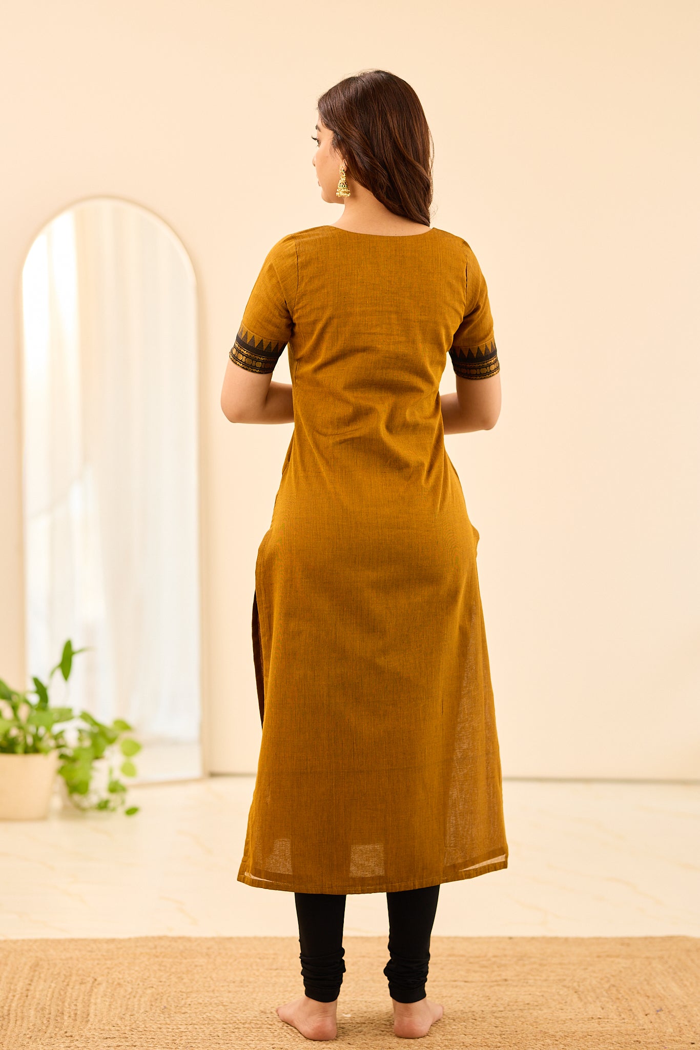 Golden Dusk Ethnic Chettinad Cotton Salwar