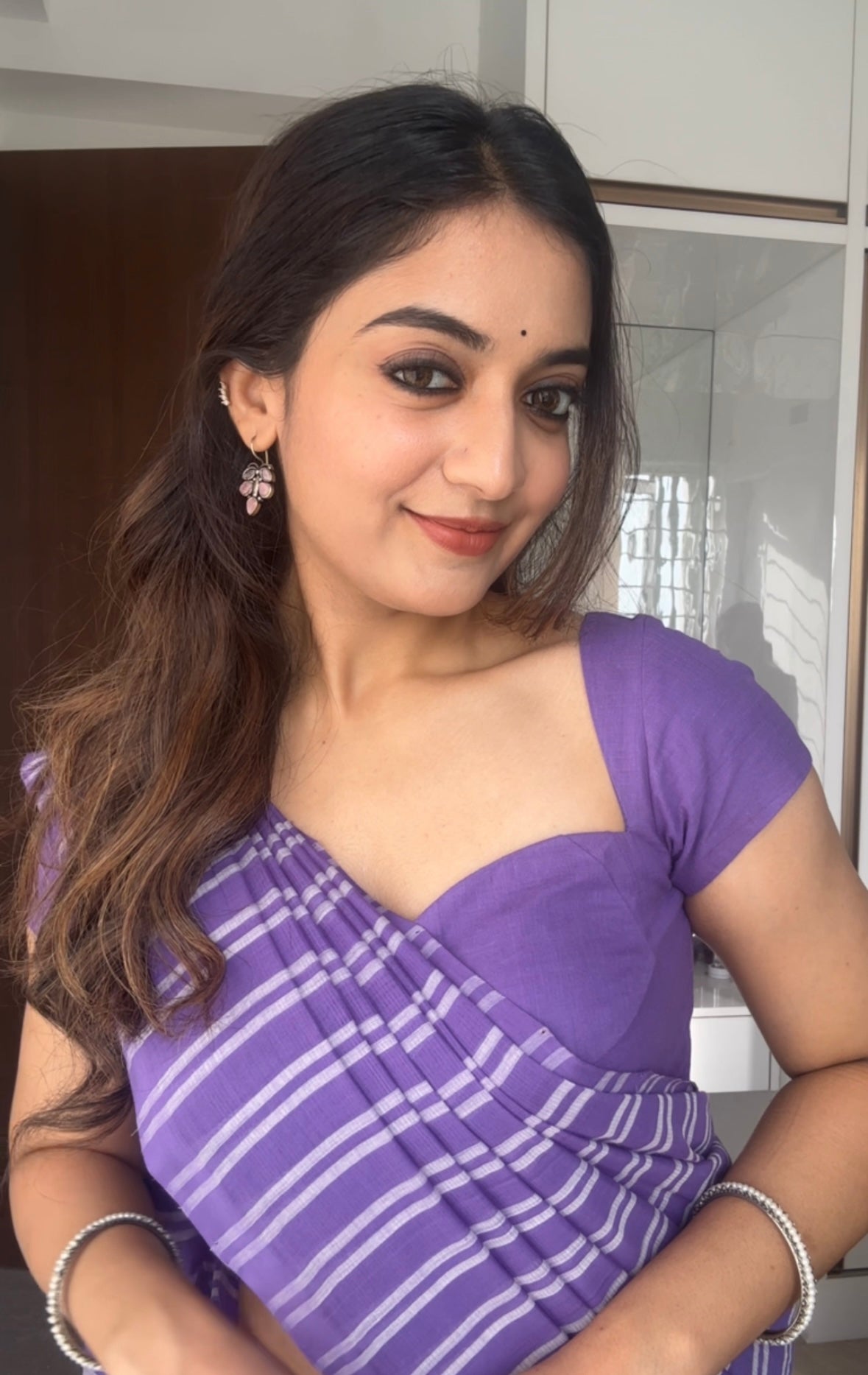 Purple Model Blouse