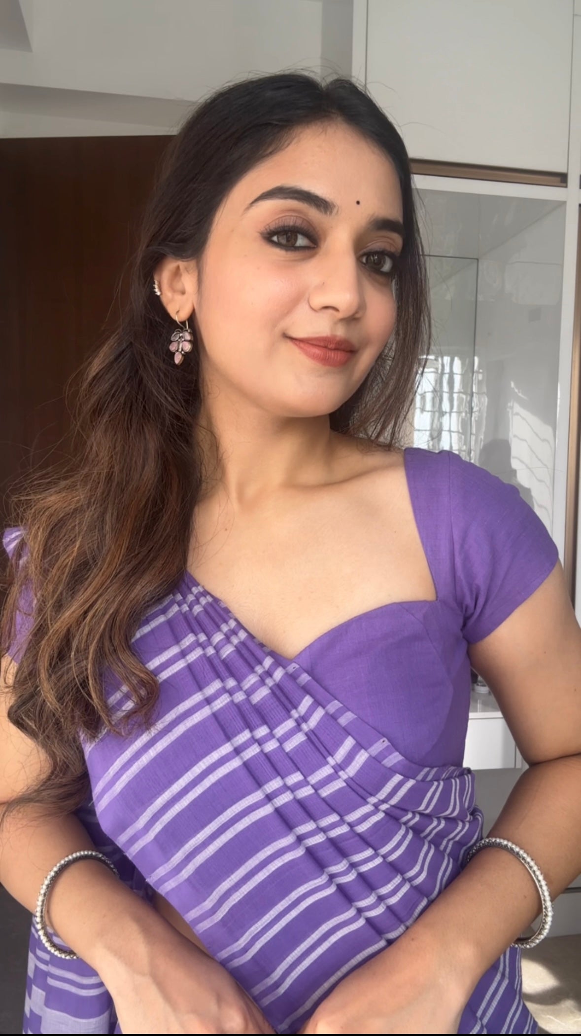 Purple Model Blouse