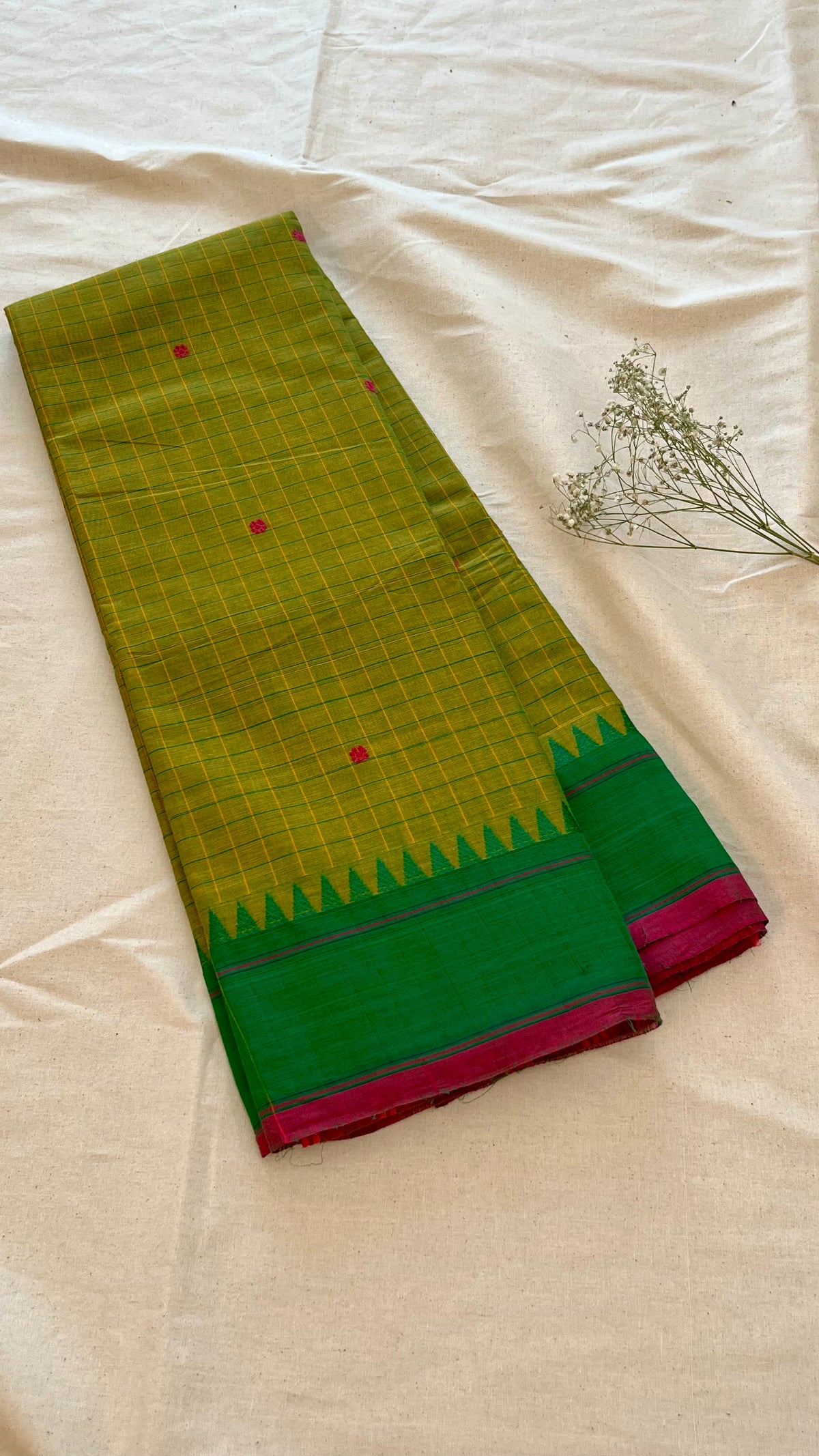 Kattam Chettinad Cotton Saree CW285