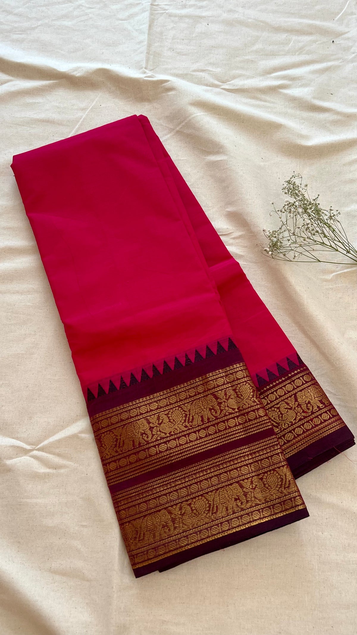 Rettapet Chettinad Cotton Saree CW296
