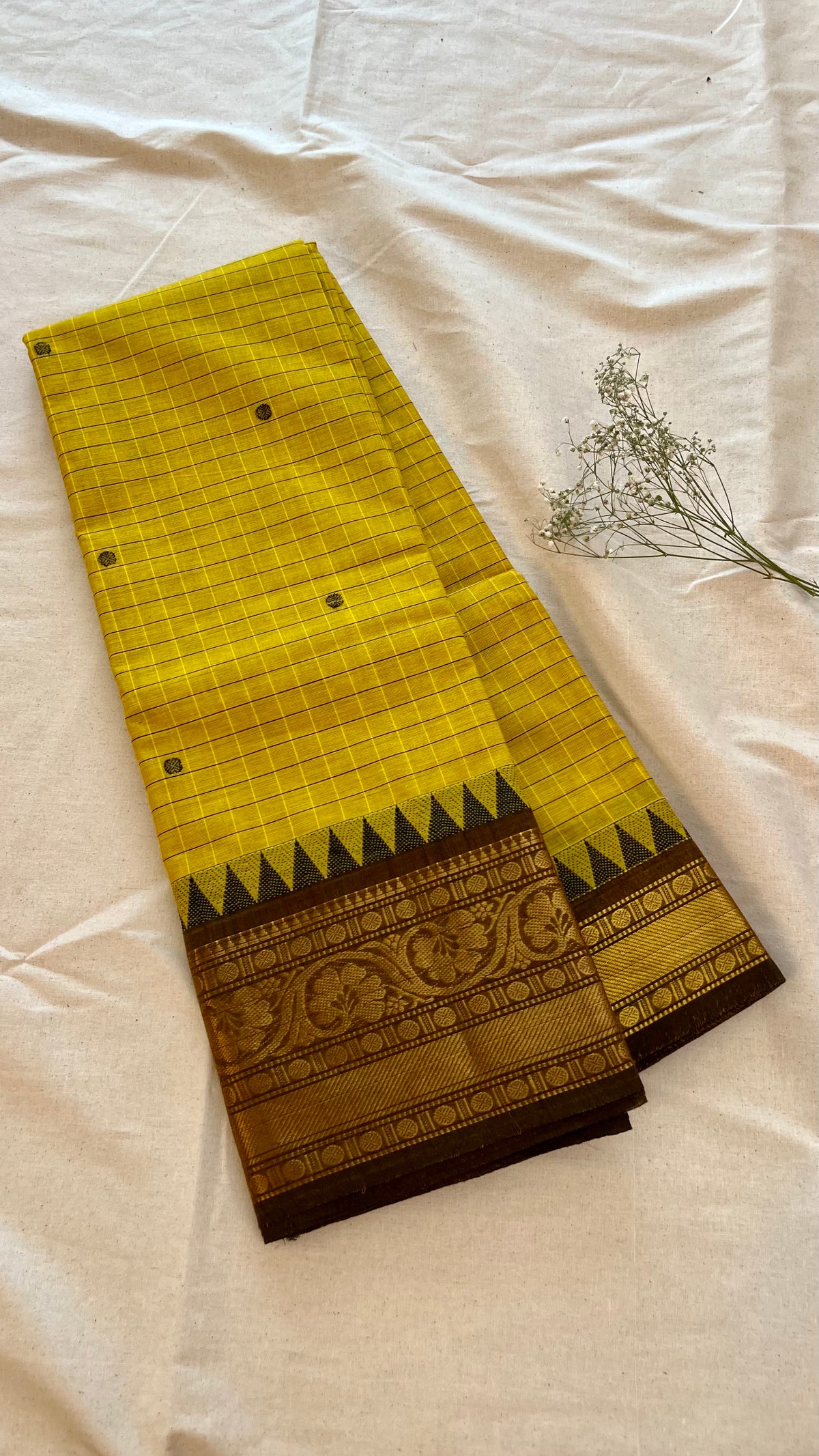 Kattam Chettinad Cotton Saree CW302